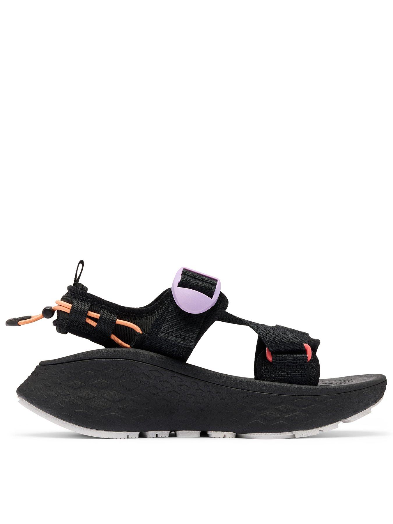 Columbia Womens Konos Elevate Strap Sandals - Black