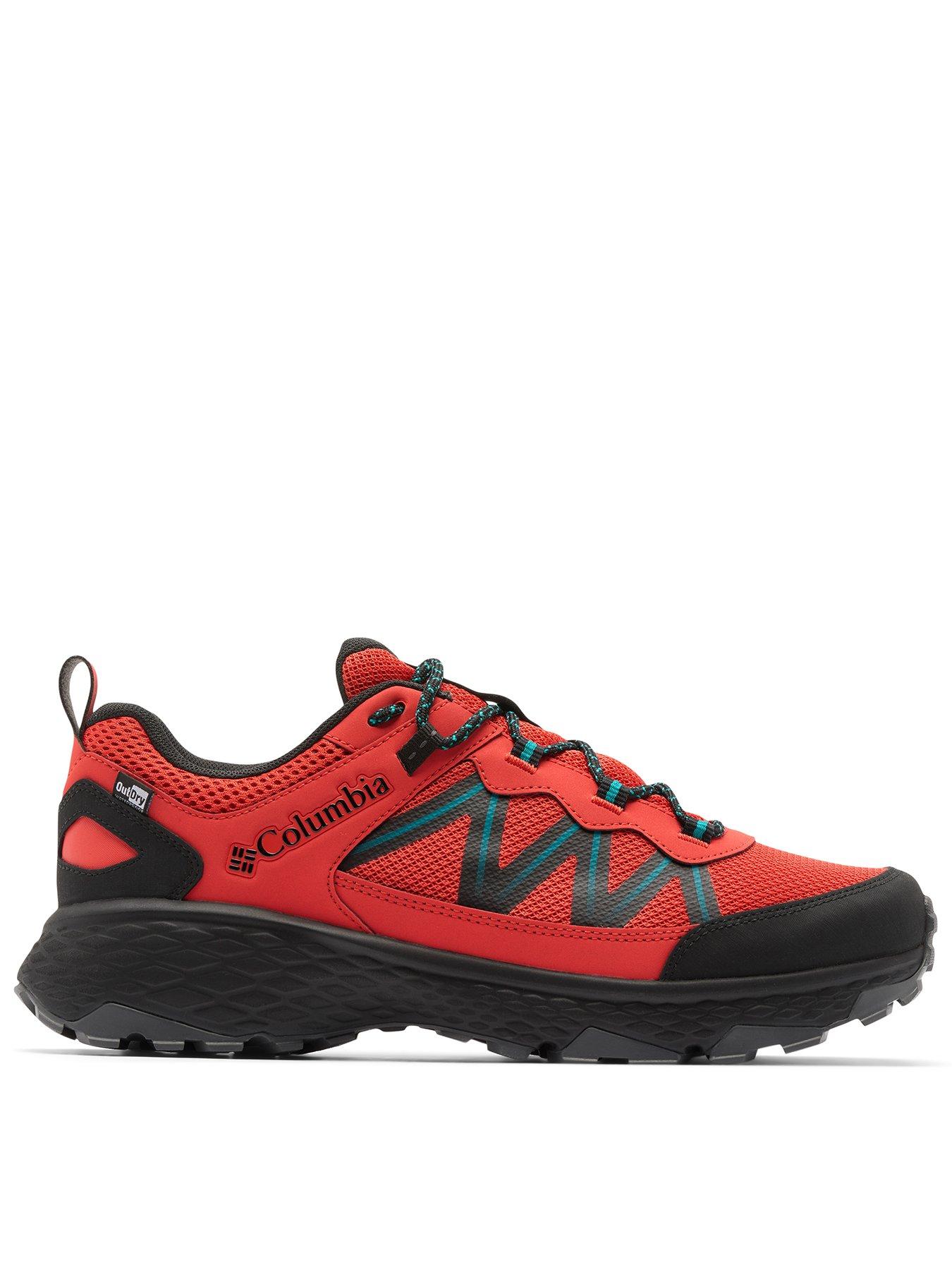 Columbia: Mens Peakfreak Rush Outdry Hiking Shoes - Red