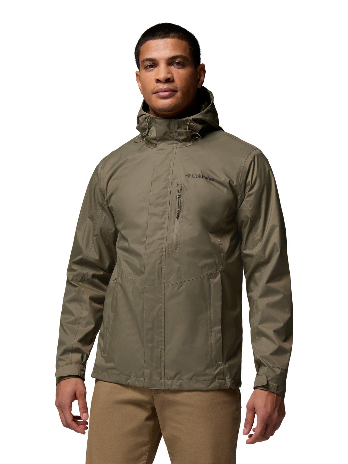 Columbia Mens Pouring Adventure Iii Jacket - Green