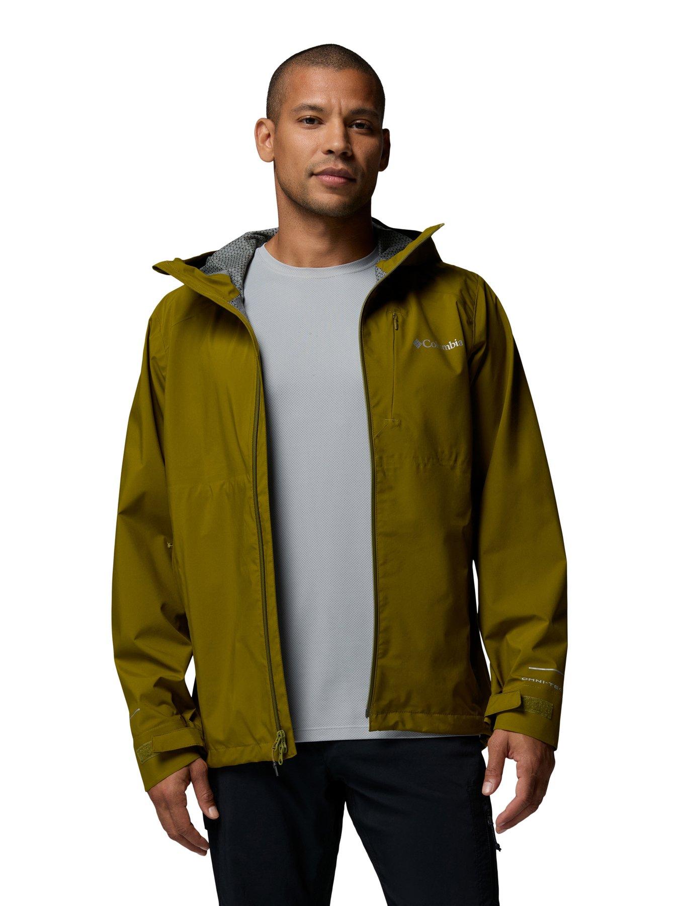 Columbia Mens Trailborne 25L Waterproof Shell Jacket - Green
