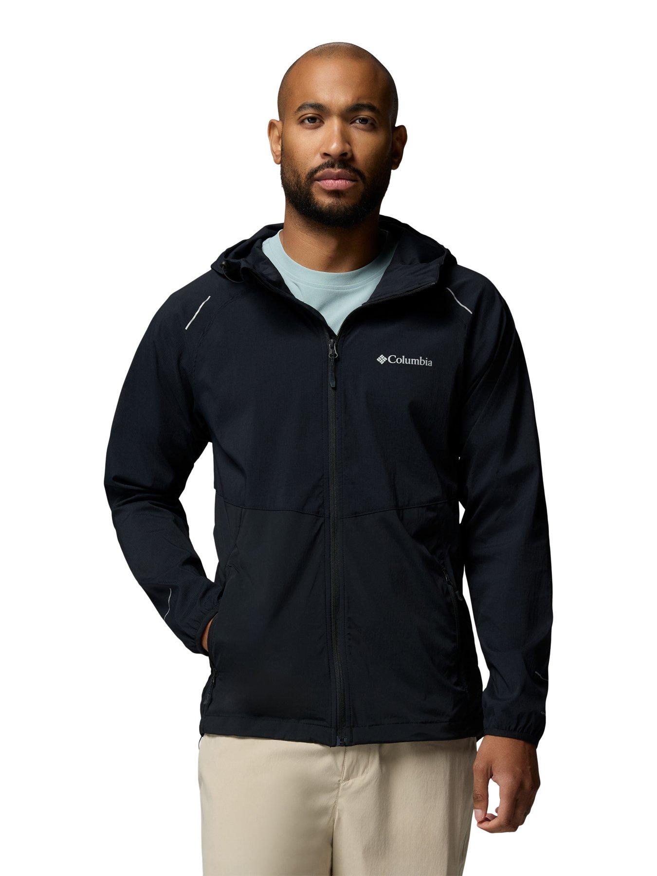 Columbia Tech Wind Full Zip Hoodie Black, Men's size: L - Footasylum - Image 2