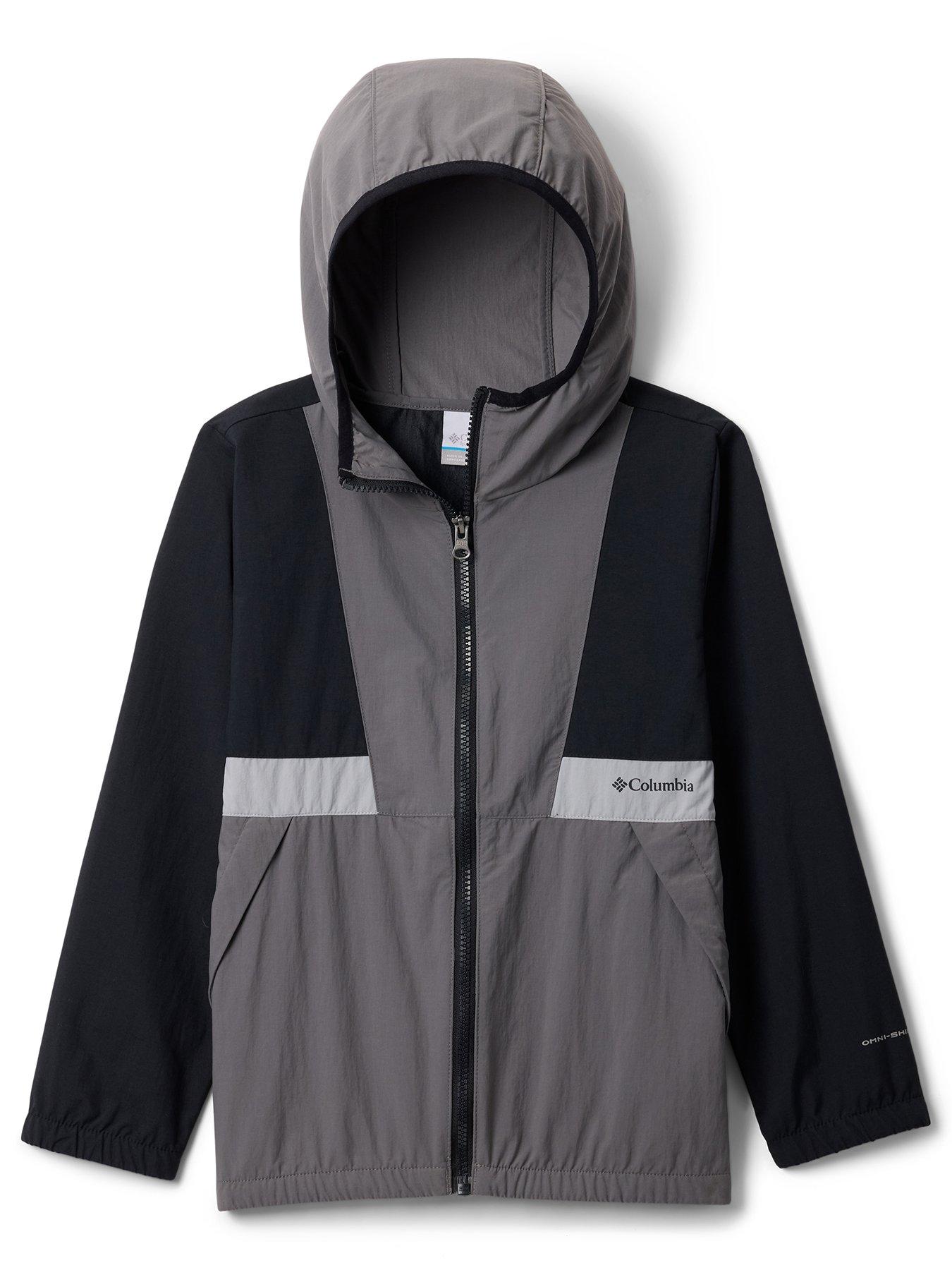 Image 1 of 3 of Columbia Junior Boys Spire Valley Windbreaker - Black