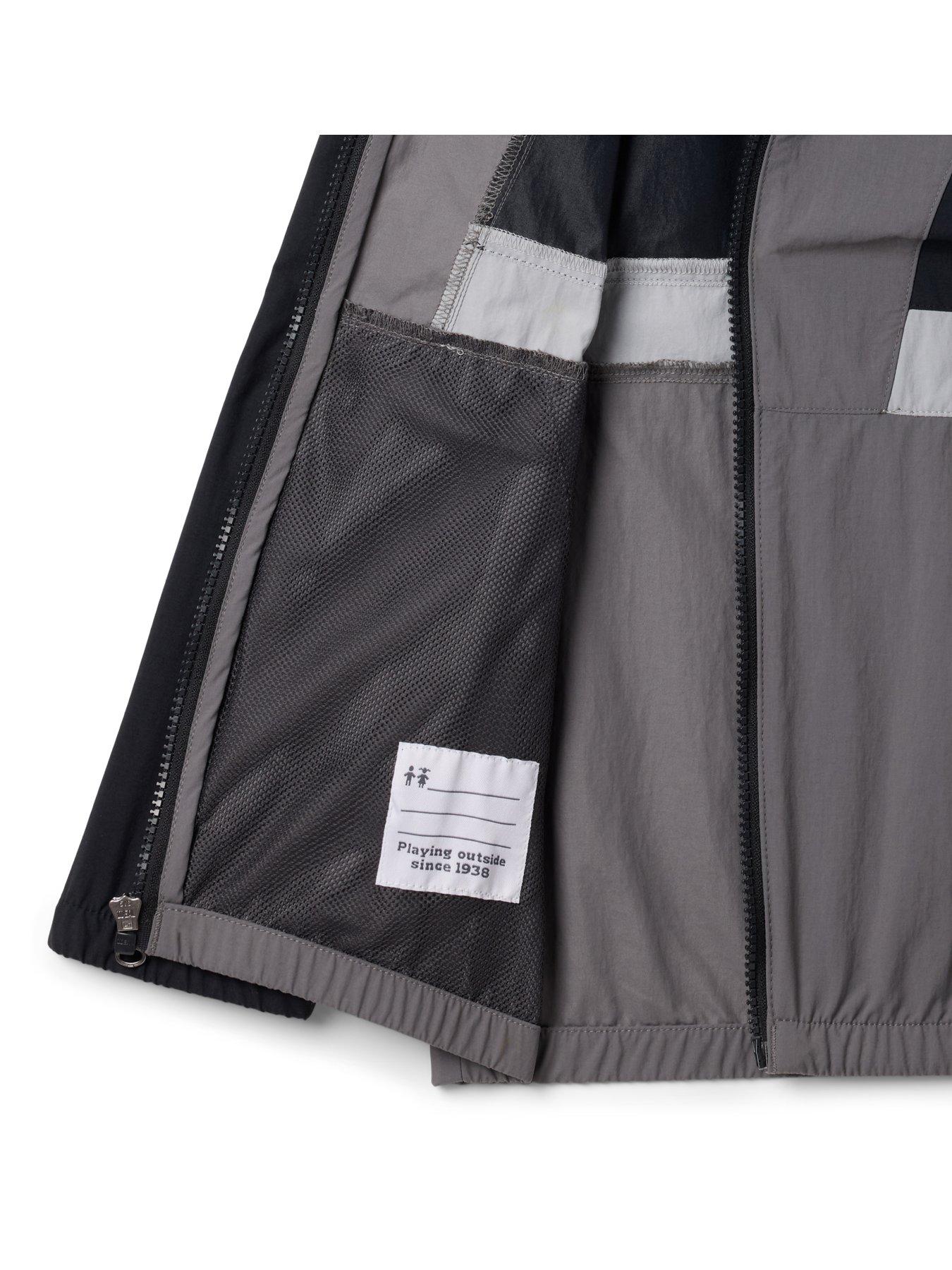 Image 3 of 3 of Columbia Junior Boys Spire Valley Windbreaker - Black