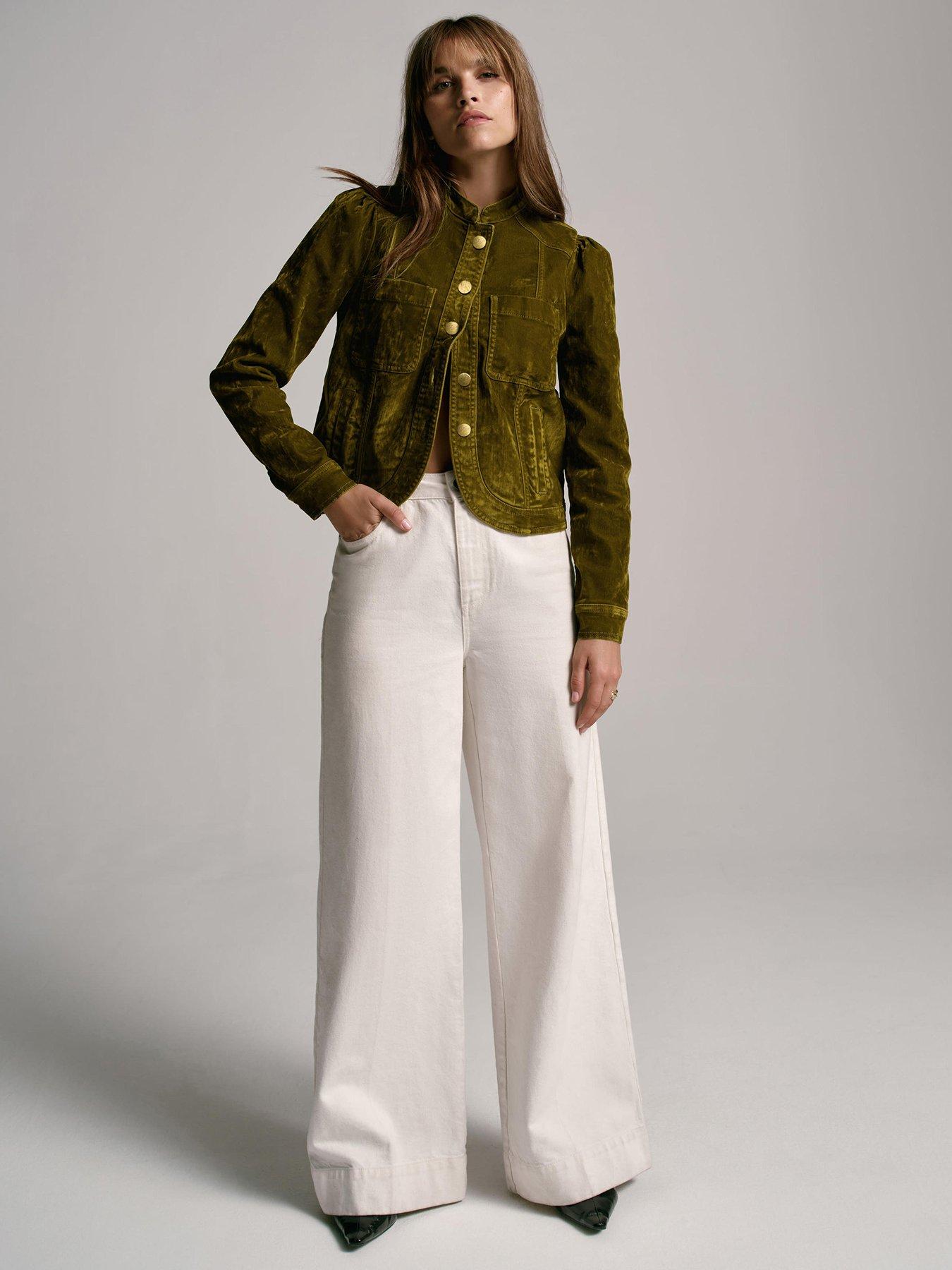 Mint Velvet Olive Jacket - Green