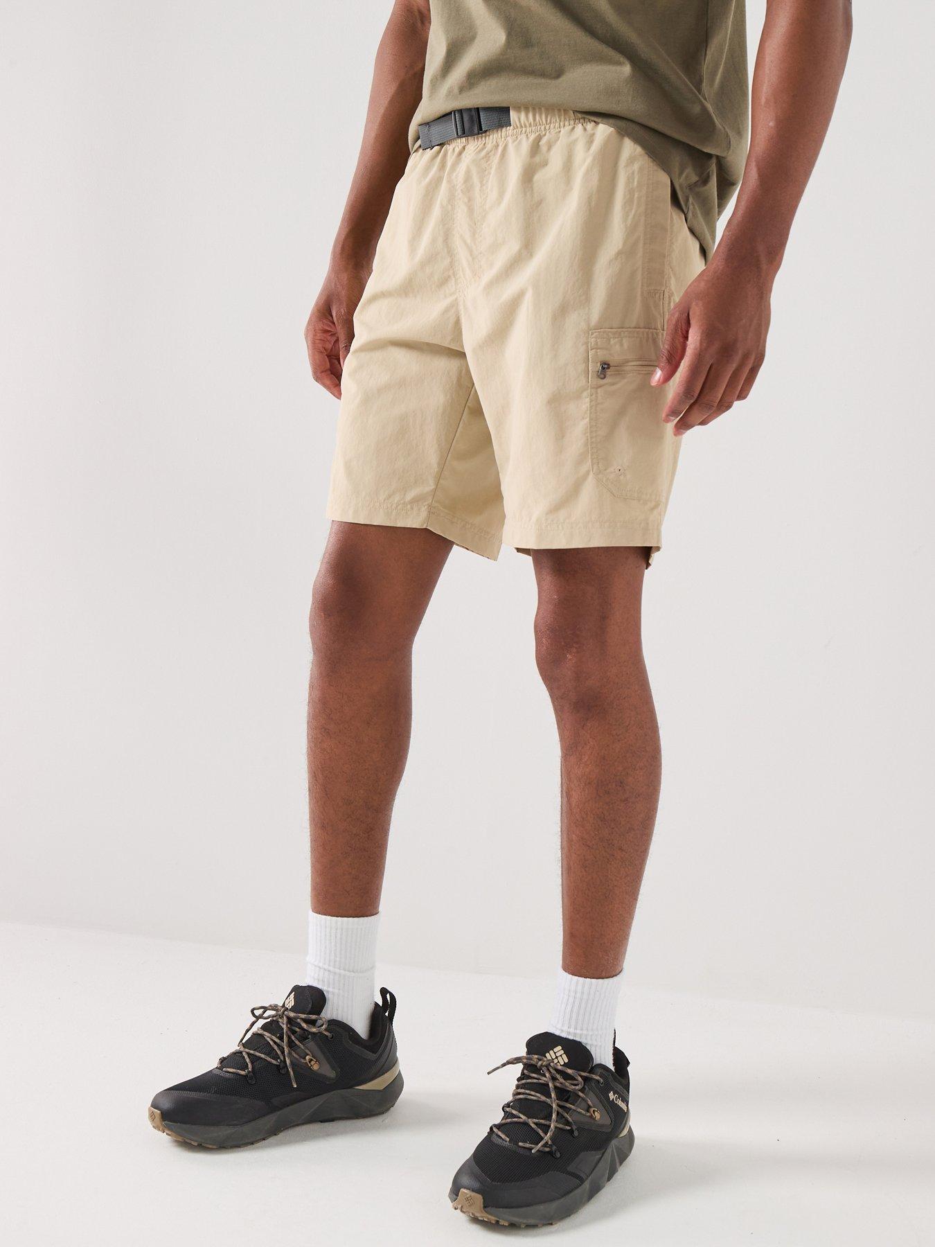 Columbia Mens Mountaindale Cargo Shorts, Brown, Size M, Men