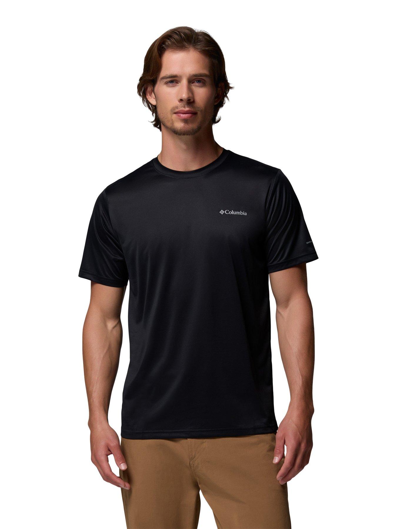 Columbia Mens Hike Crew T-Shirt - Black