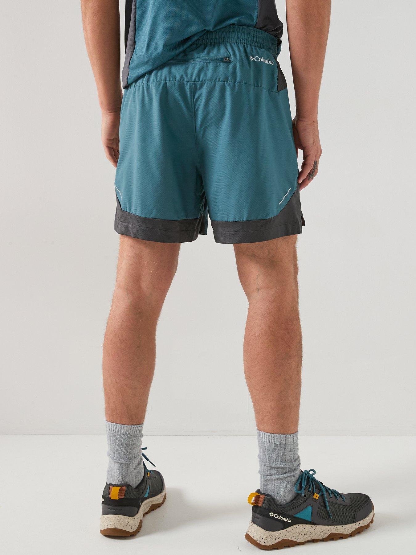 Image 2 of 6 of Columbia Mens Three Pitch Shorts - Blue