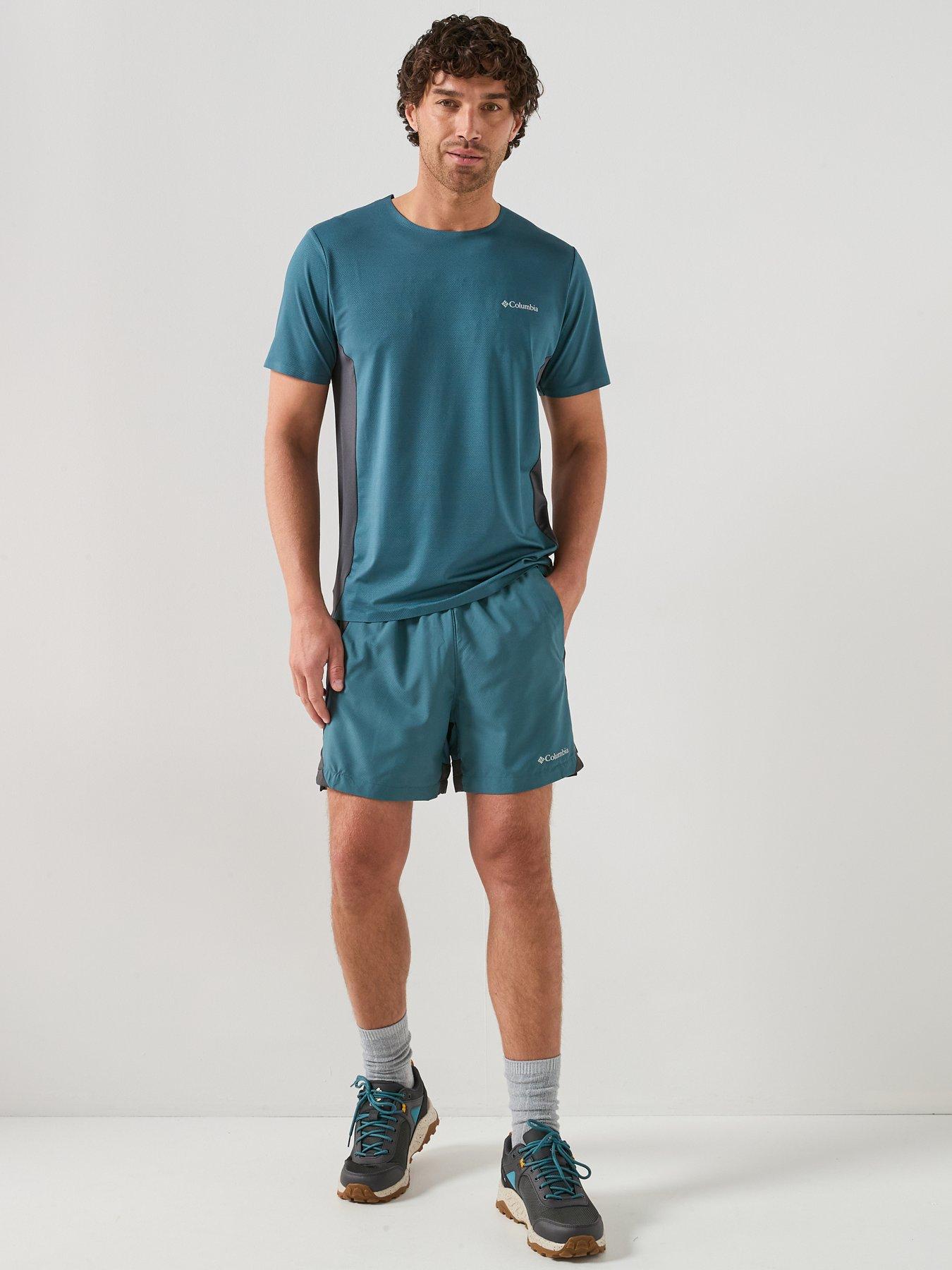 Image 3 of 6 of Columbia Mens Three Pitch Shorts - Blue
