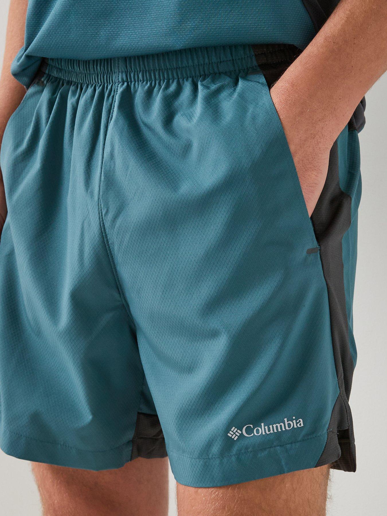 Image 4 of 6 of Columbia Mens Three Pitch Shorts - Blue