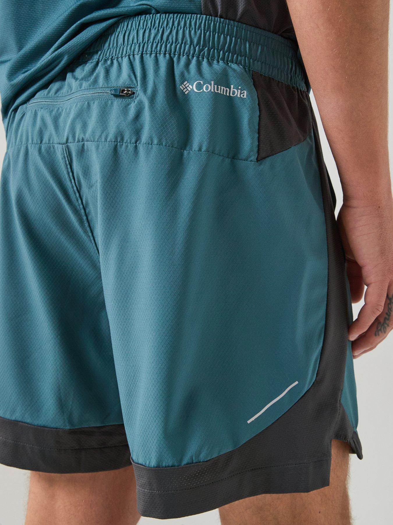 Image 5 of 6 of Columbia Mens Three Pitch Shorts - Blue