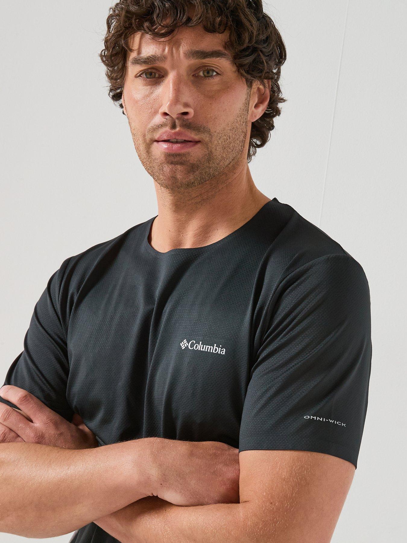 Image 4 of 5 of Columbia Mens Three Pitch T-Shirt - Black