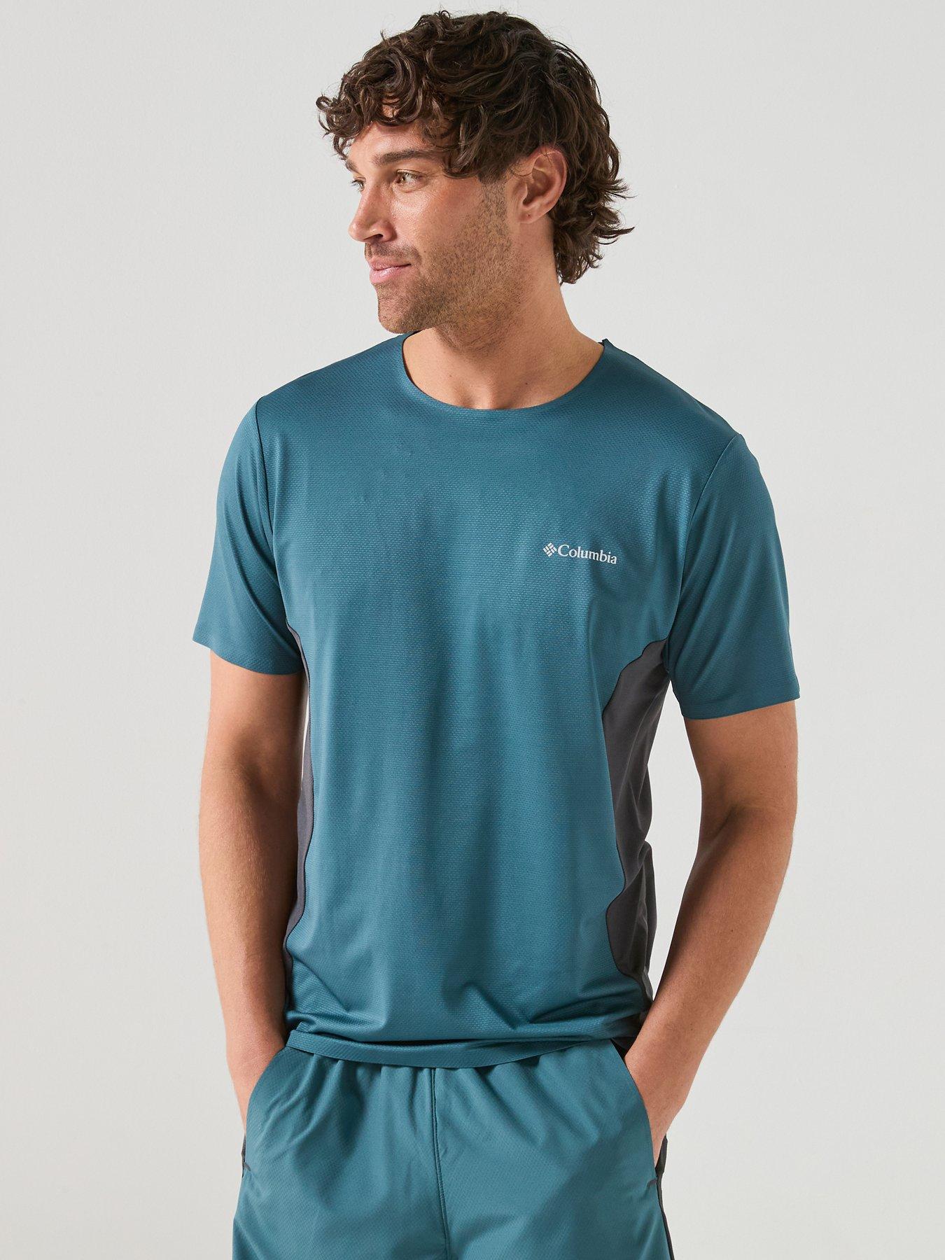 Image 1 of 6 of Columbia Mens Three Pitch T-Shirt - Blue