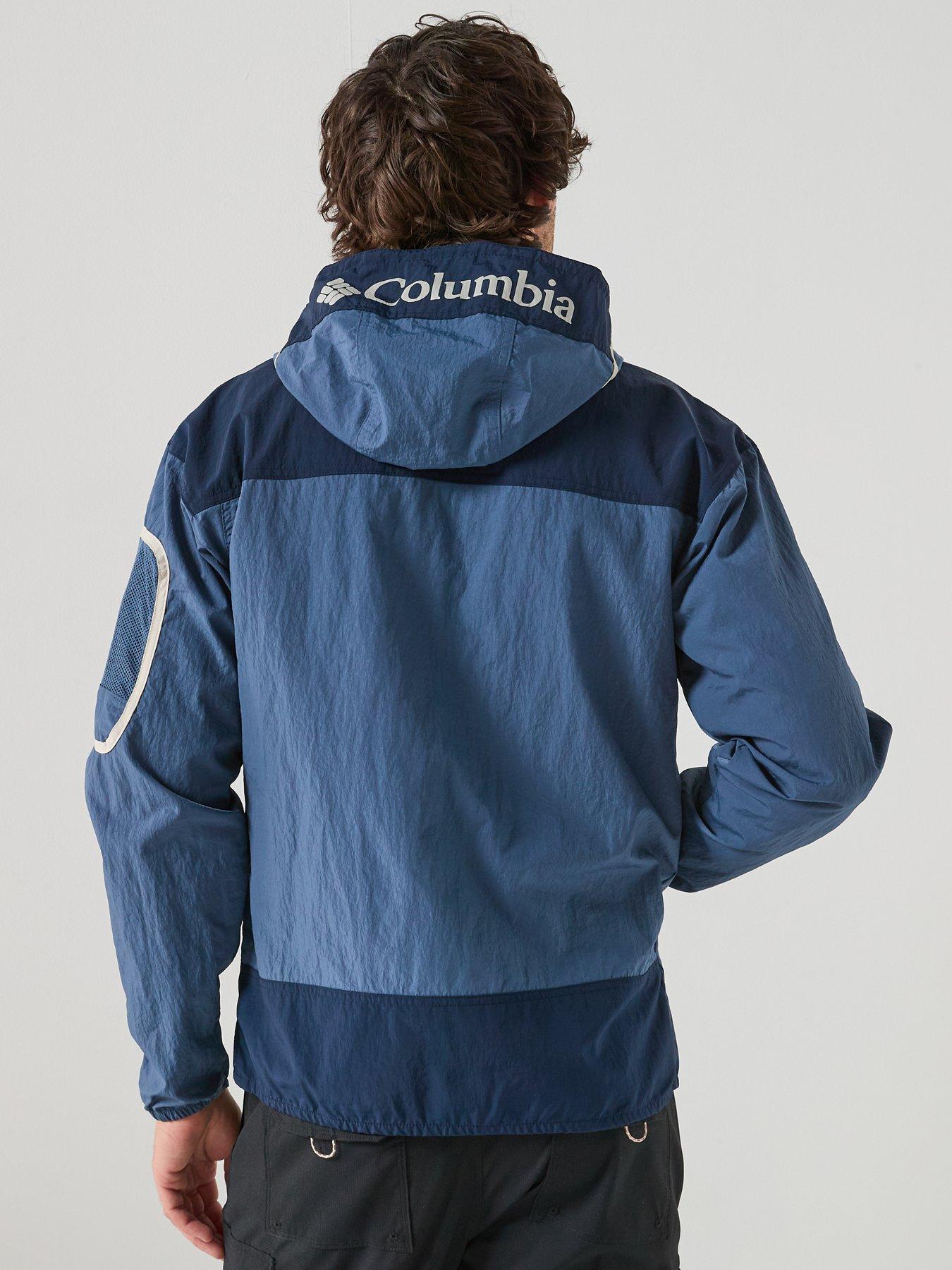 Image 2 of 6 of Columbia Mens Challenger Windbreaker Anorak - Blue