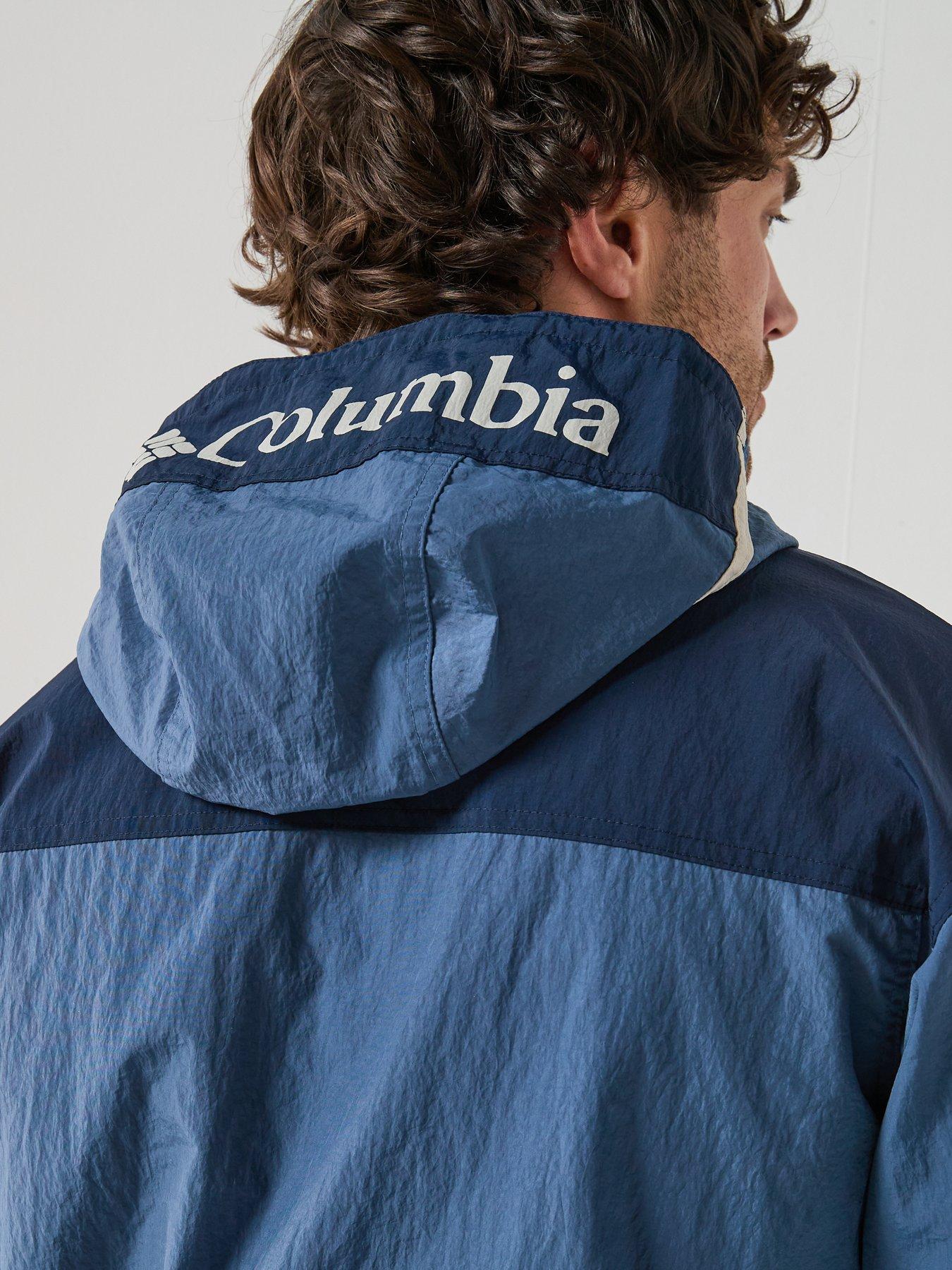 Image 5 of 6 of Columbia Mens Challenger Windbreaker Anorak - Blue