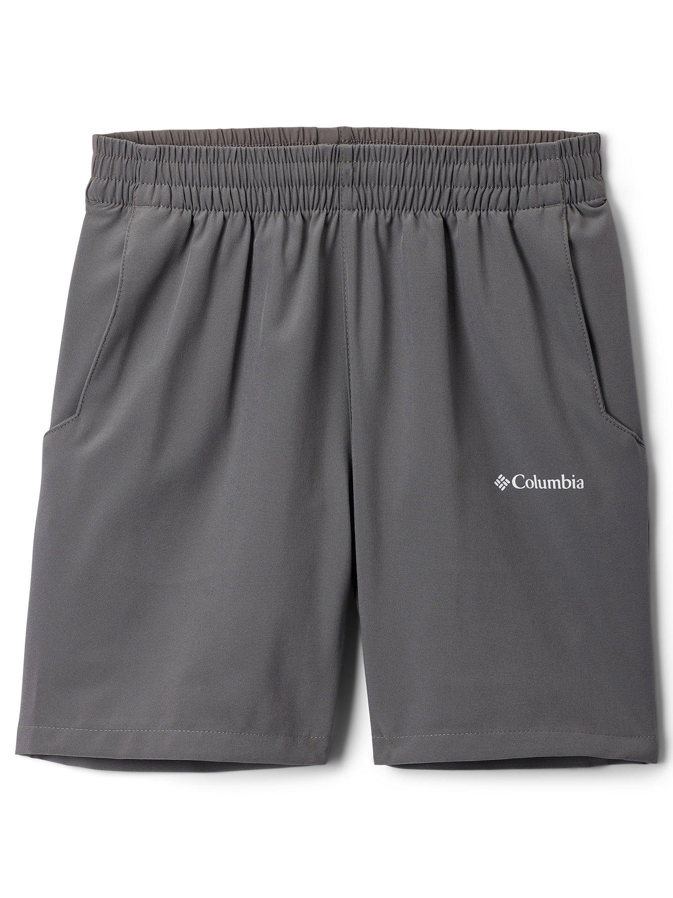 Columbia Junior Boys Hike II Shorts, Grey, Size S=8-9 Years