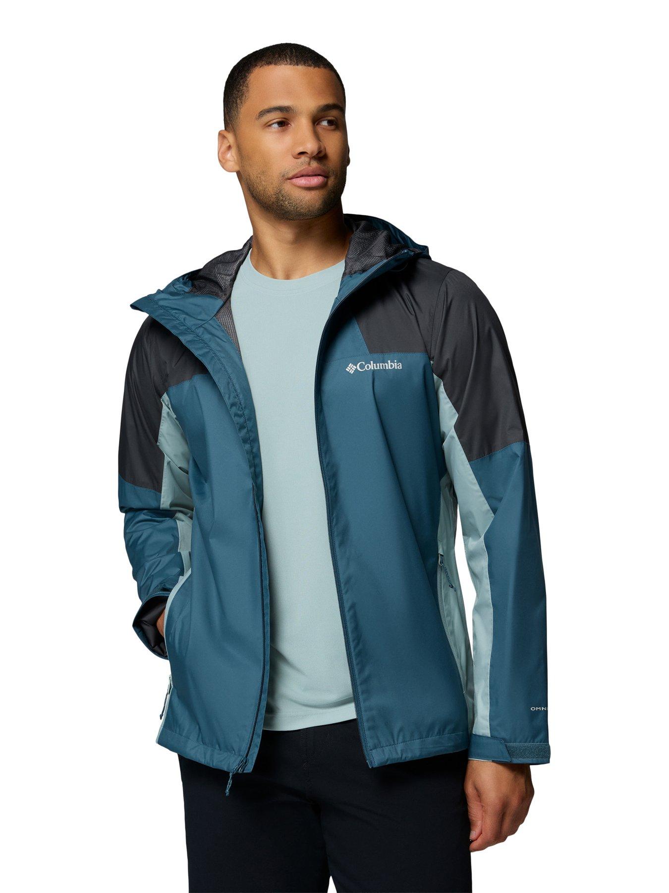 Image 4 of 7 of Columbia Mens Inner Limits III Waterproof Jacket - Blue