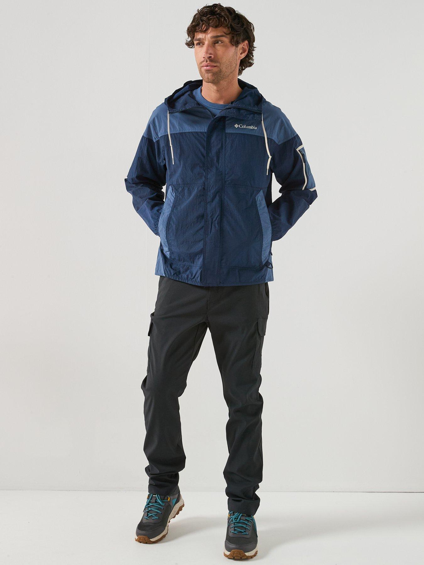 Image 3 of 5 of Columbia Mens Challenger II Windbreaker - Navy