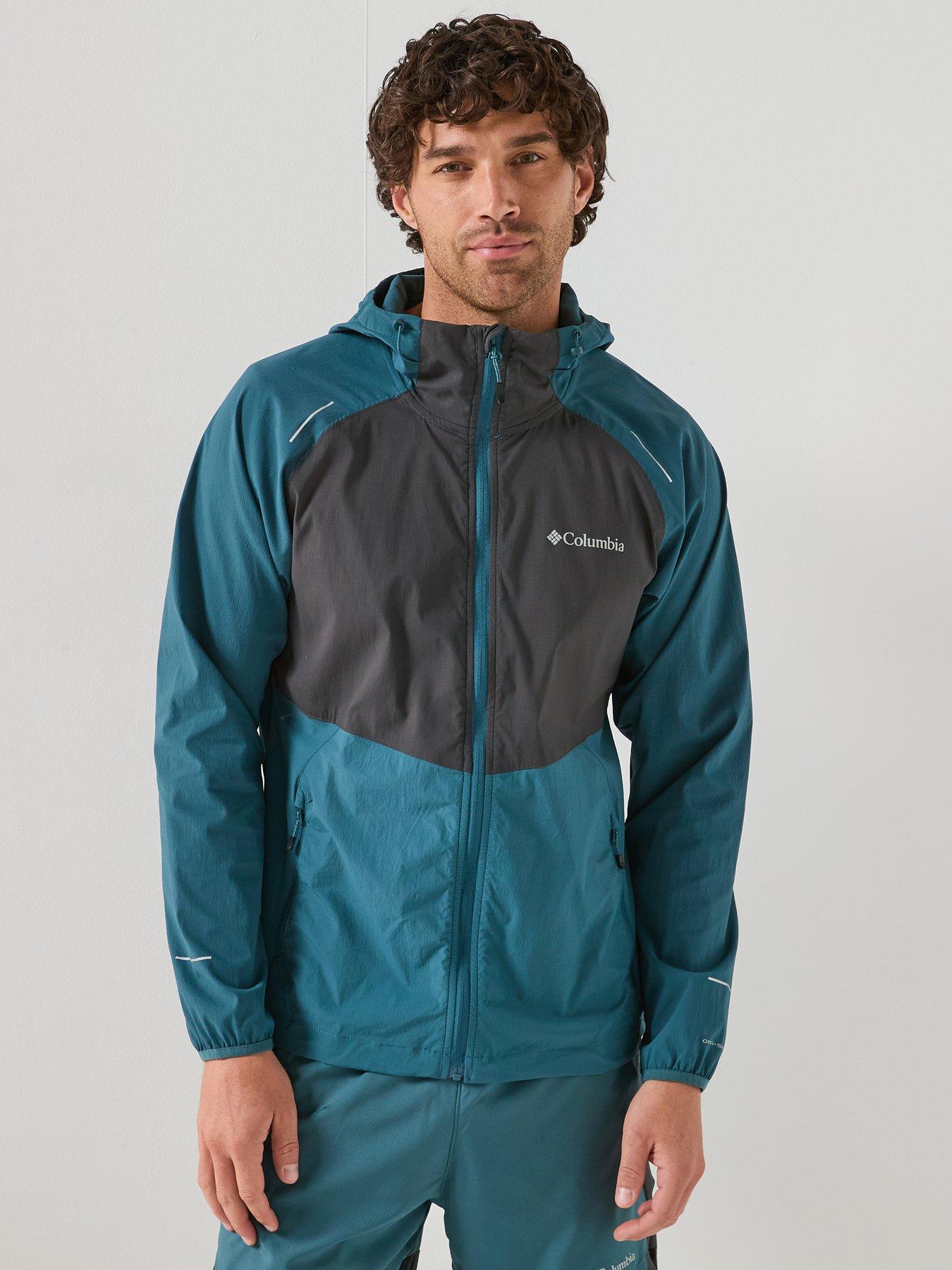 Columbia Mens Tech Ii Wind Full Zip Jacket - Blue