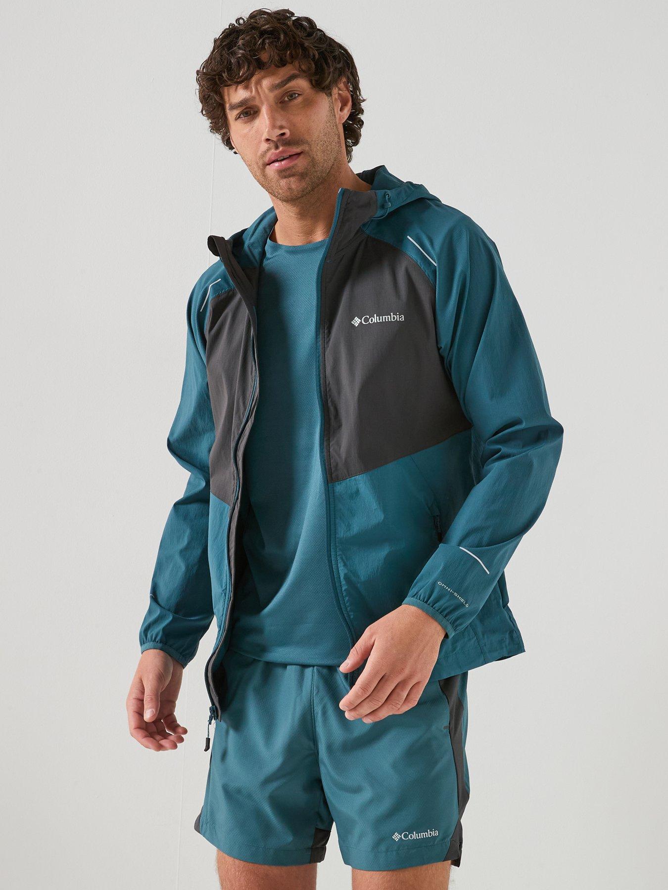 Columbia tech shell jacket double zip短丈 Columbia Mens Tech Ii Wind Full Zip Jacket - Blue | Very