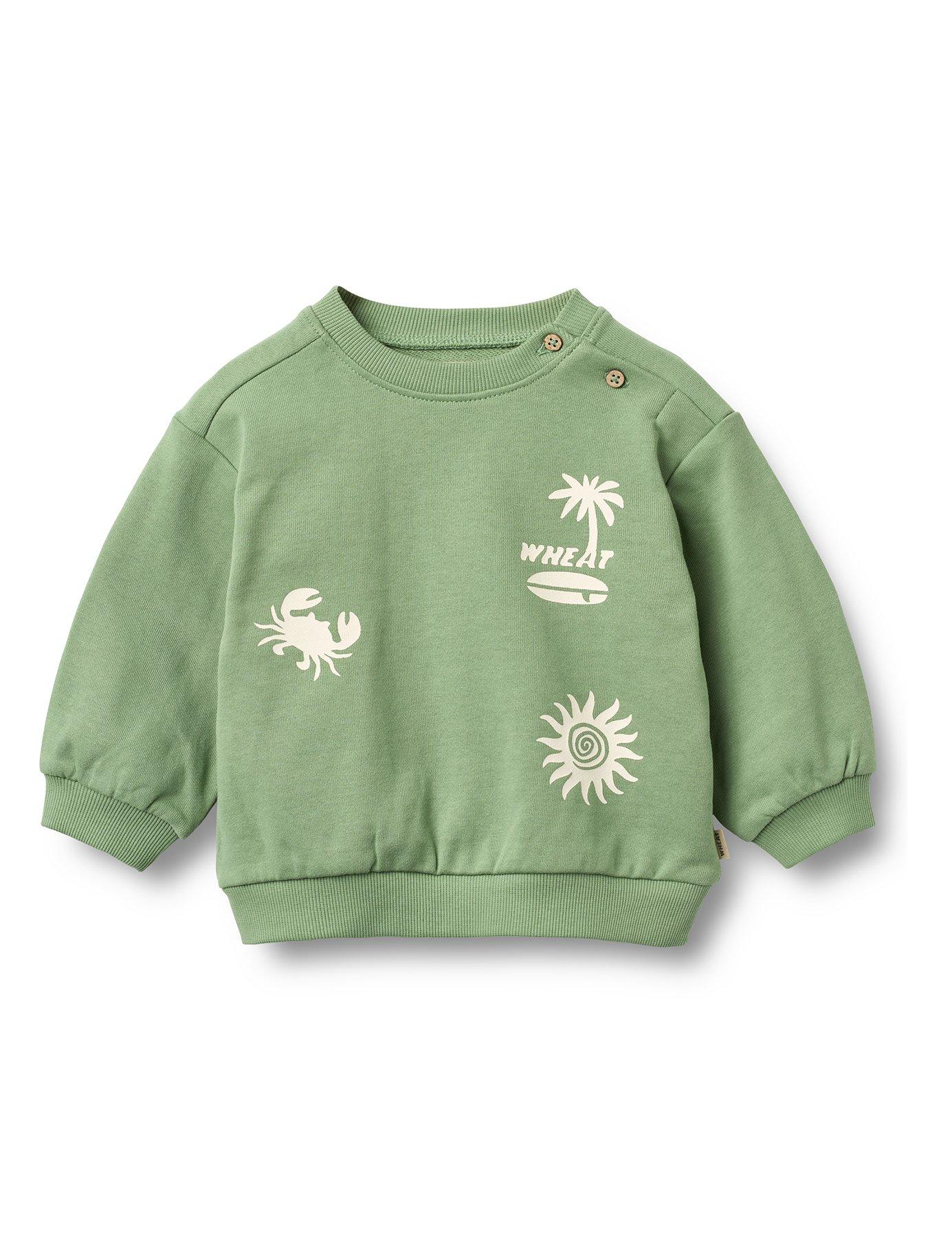 Wheat Baby Boys Sibling Co-ord Sweat - Green