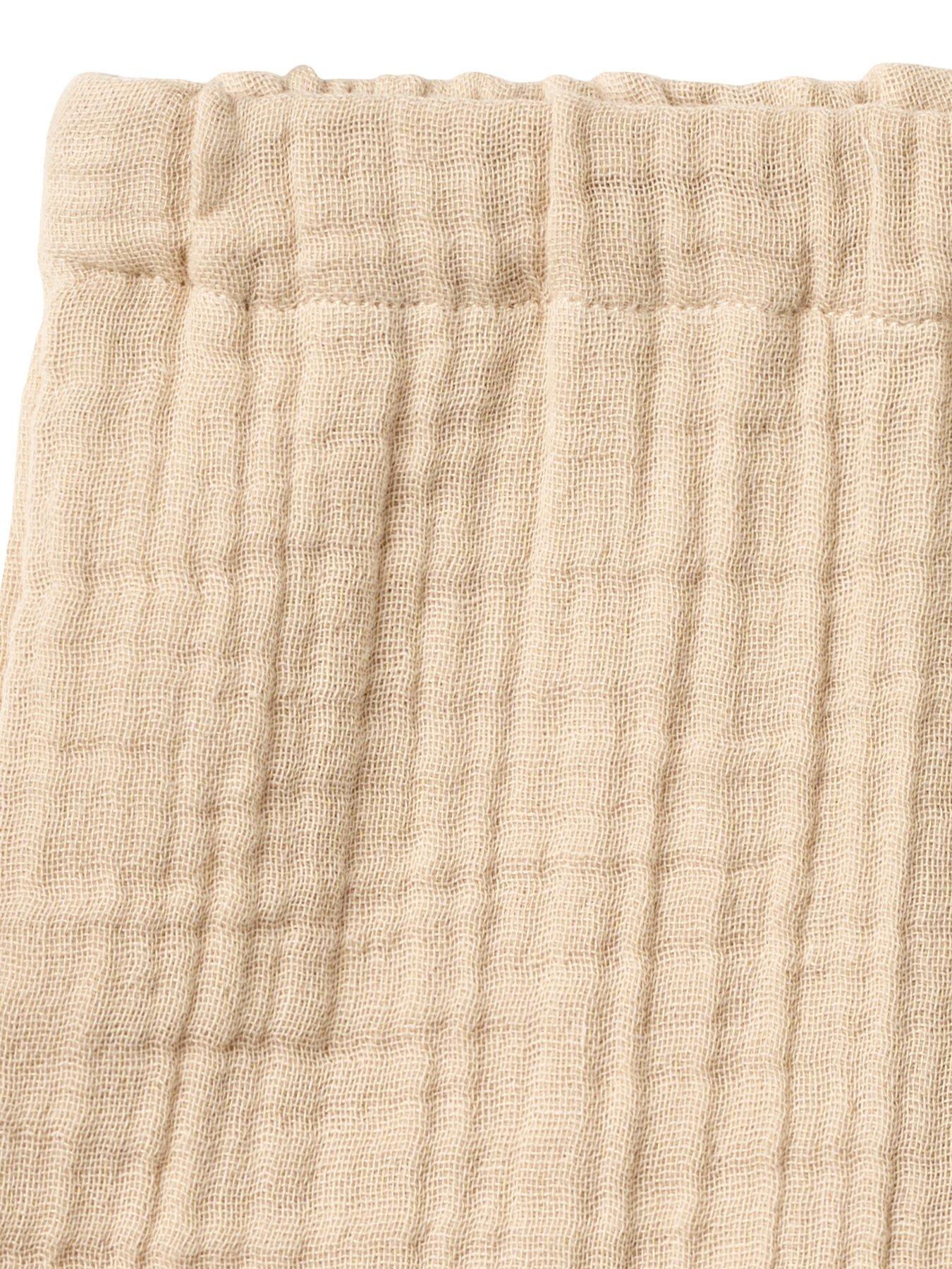 Image 3 of 3 of Wheat Baby Boys Sibling Cheesecloth Co-ord Shorts - Beige