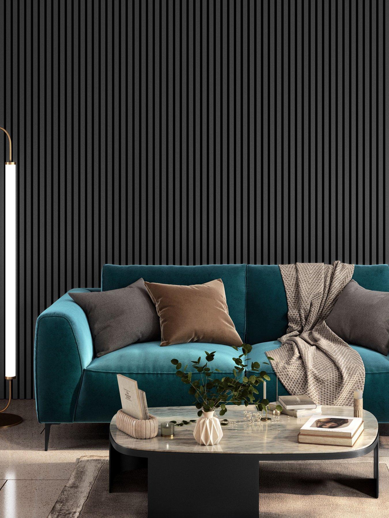 Image 1 of 3 of Cheshire Mouldings Acoustic Wall panel Dark Grey