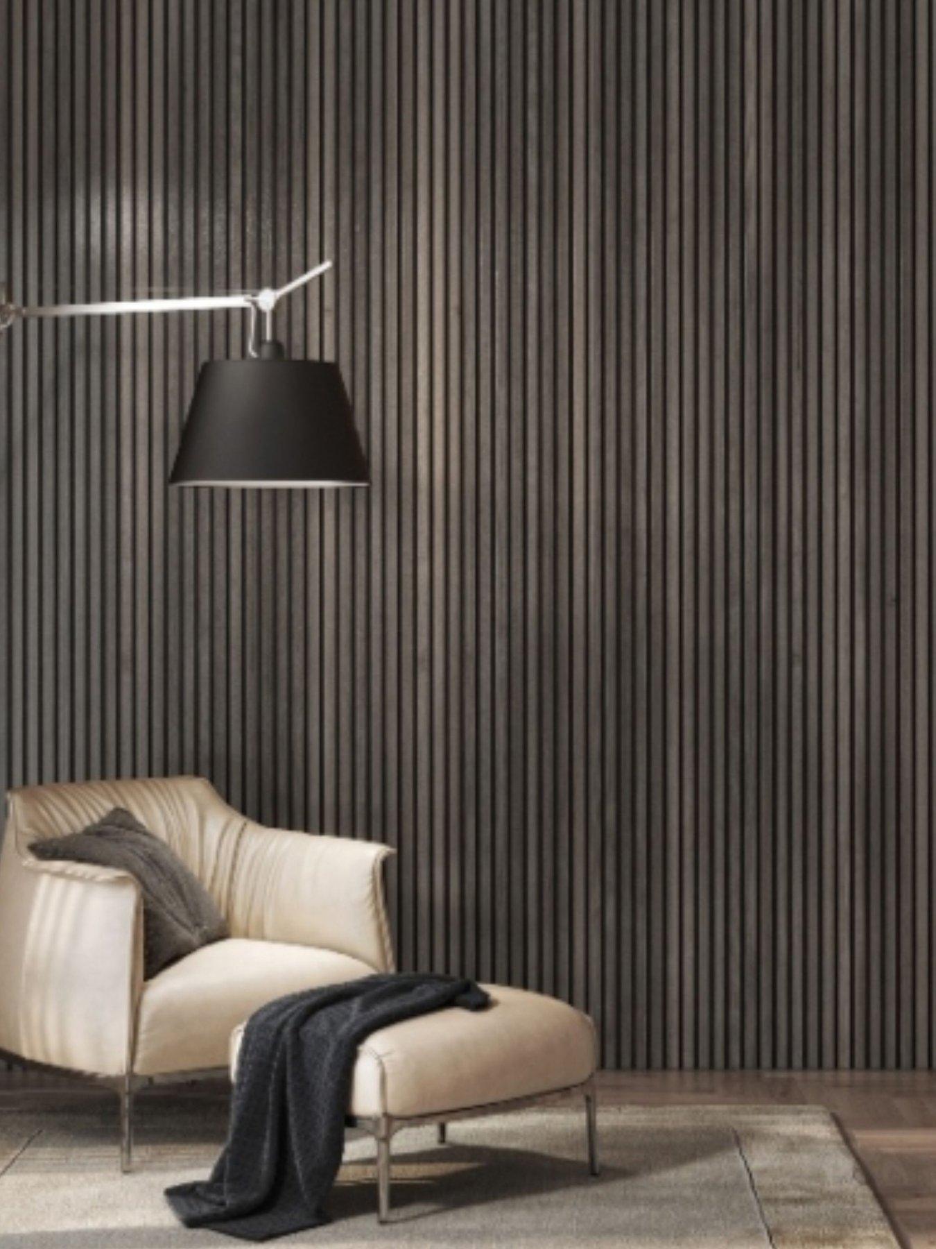 Cheshire Mouldings Acoustic Wall panel Smoked Oak