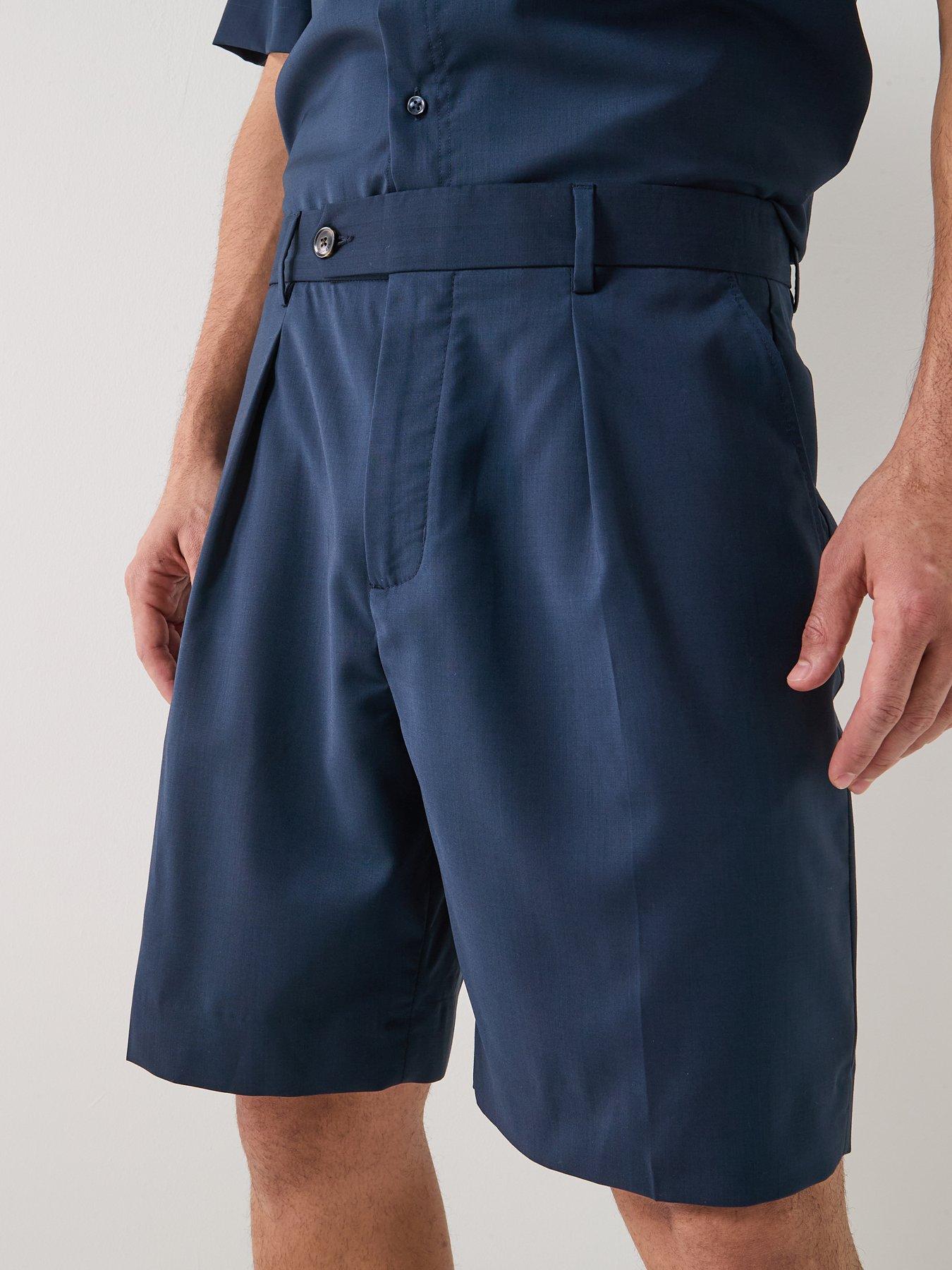 tommy hilfiger dress shorts Tommy Hilfiger Mens TH Flex Shorts (34, Navy) at Amazon Men's Clothing store