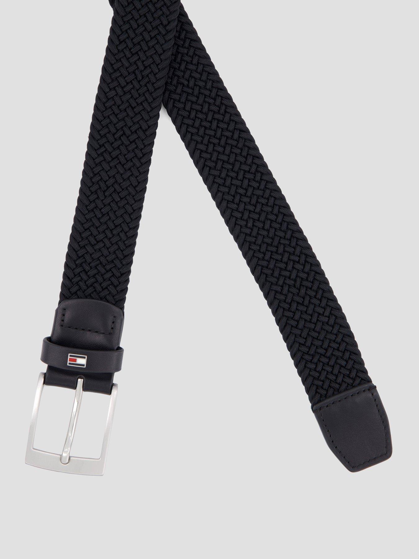 Image 4 of 4 of Tommy Hilfiger Adan 35 Elastic Woven Belt - Black