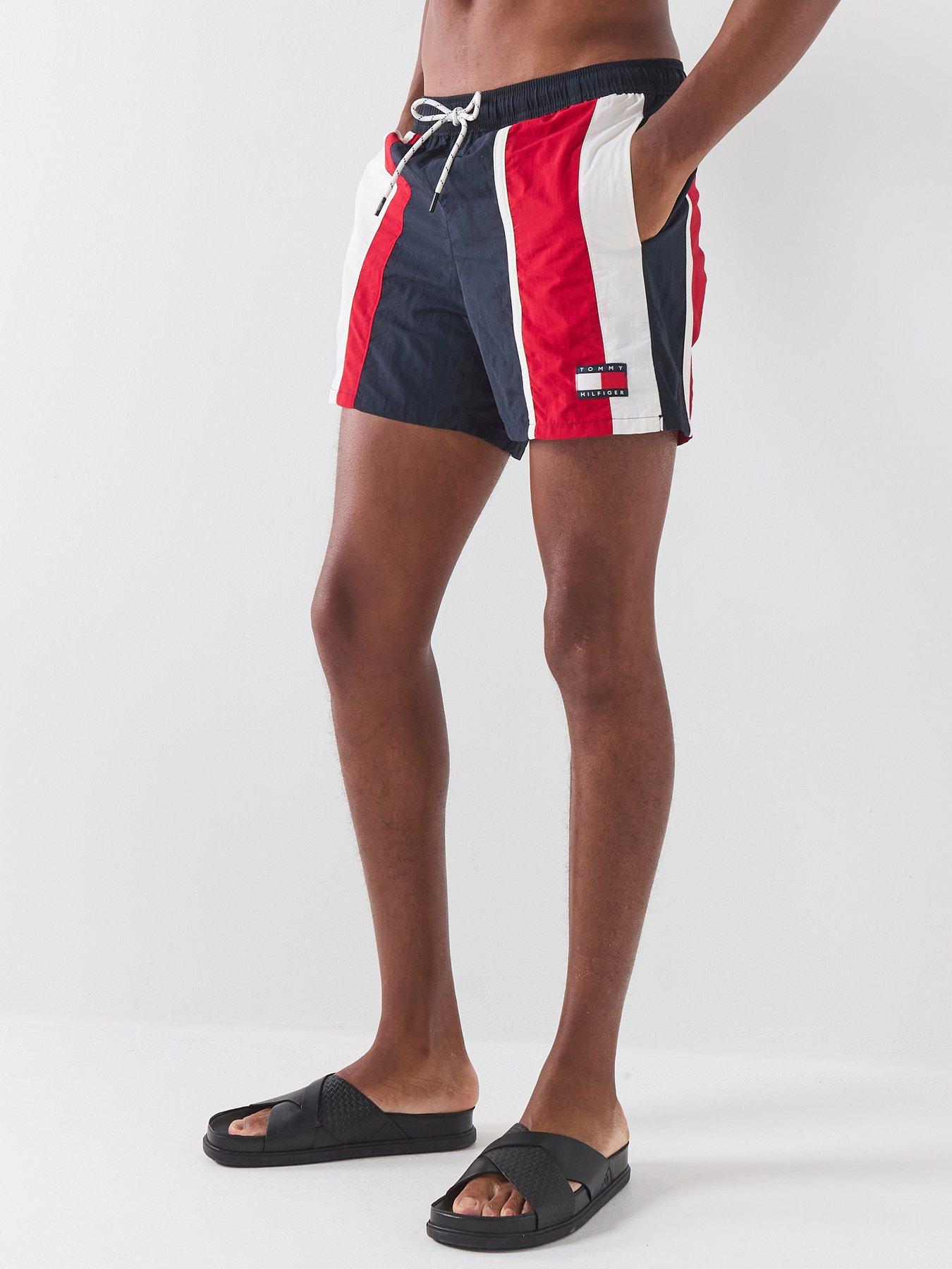 Tommy Hilfiger Heritage Cut  &  Sew Badge Medium Swim Shorts - Navy