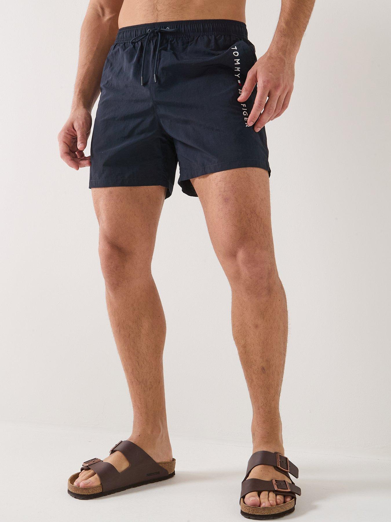 Tommy Hilfiger Side Linear Logo Swimshorts - Navy