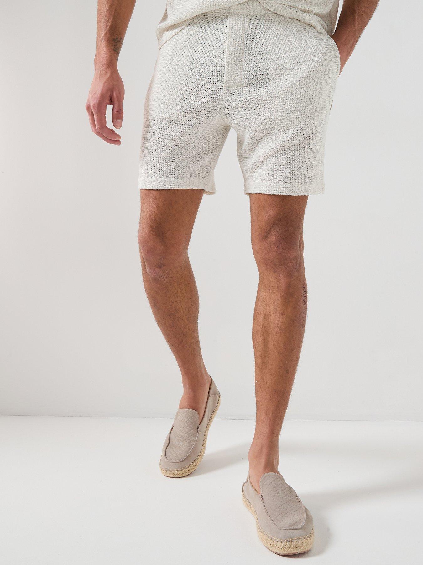 Calvin Klein Embrace Beach Knitted Shorts - Beige