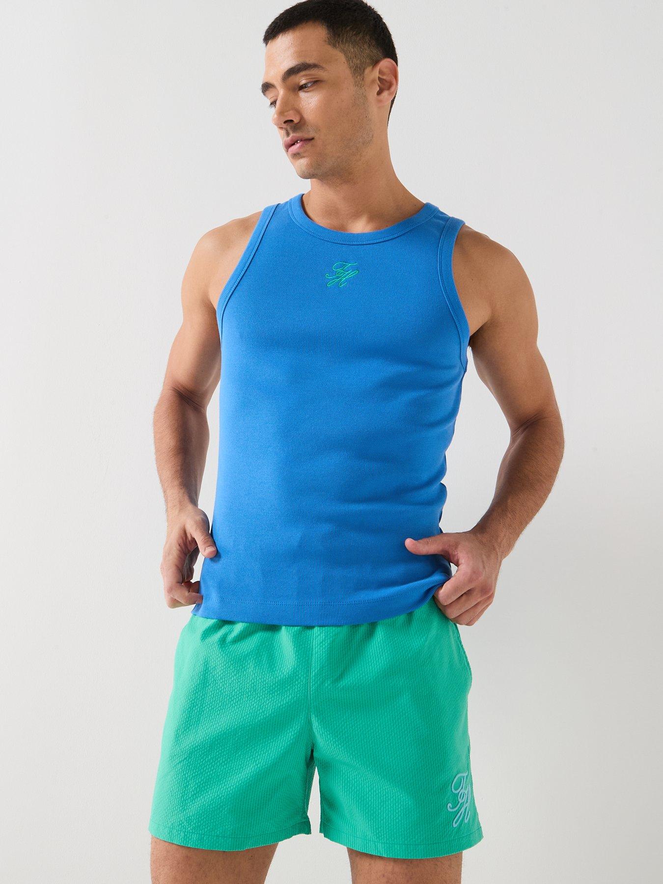 Image 5 of 6 of Tommy Hilfiger Mono Script Ithaca Medium Swim Shorts - Light Green