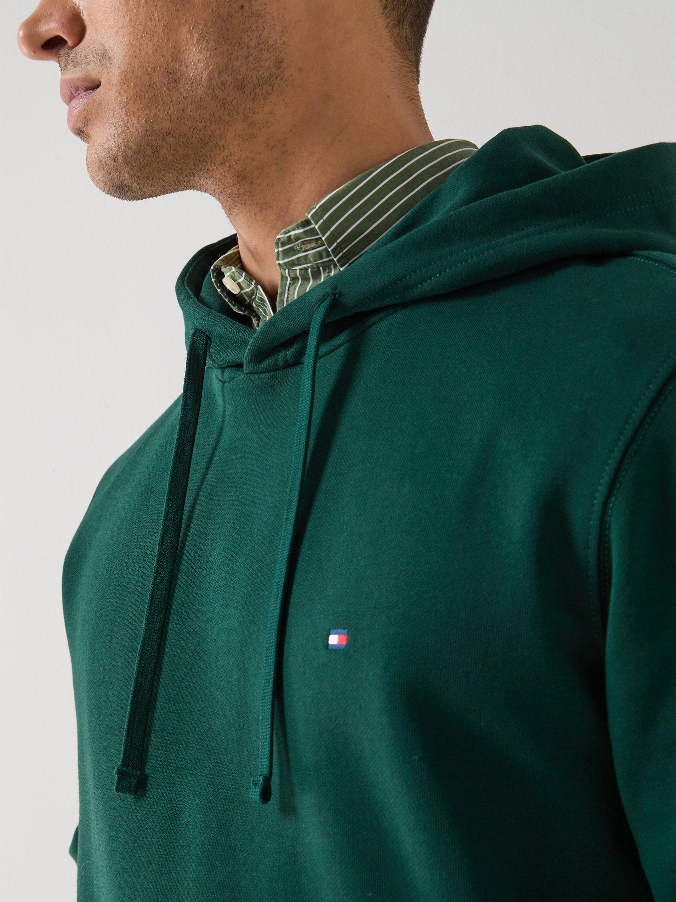 Image 4 of 6 of Tommy Hilfiger Essential Terry Hoodie - Green