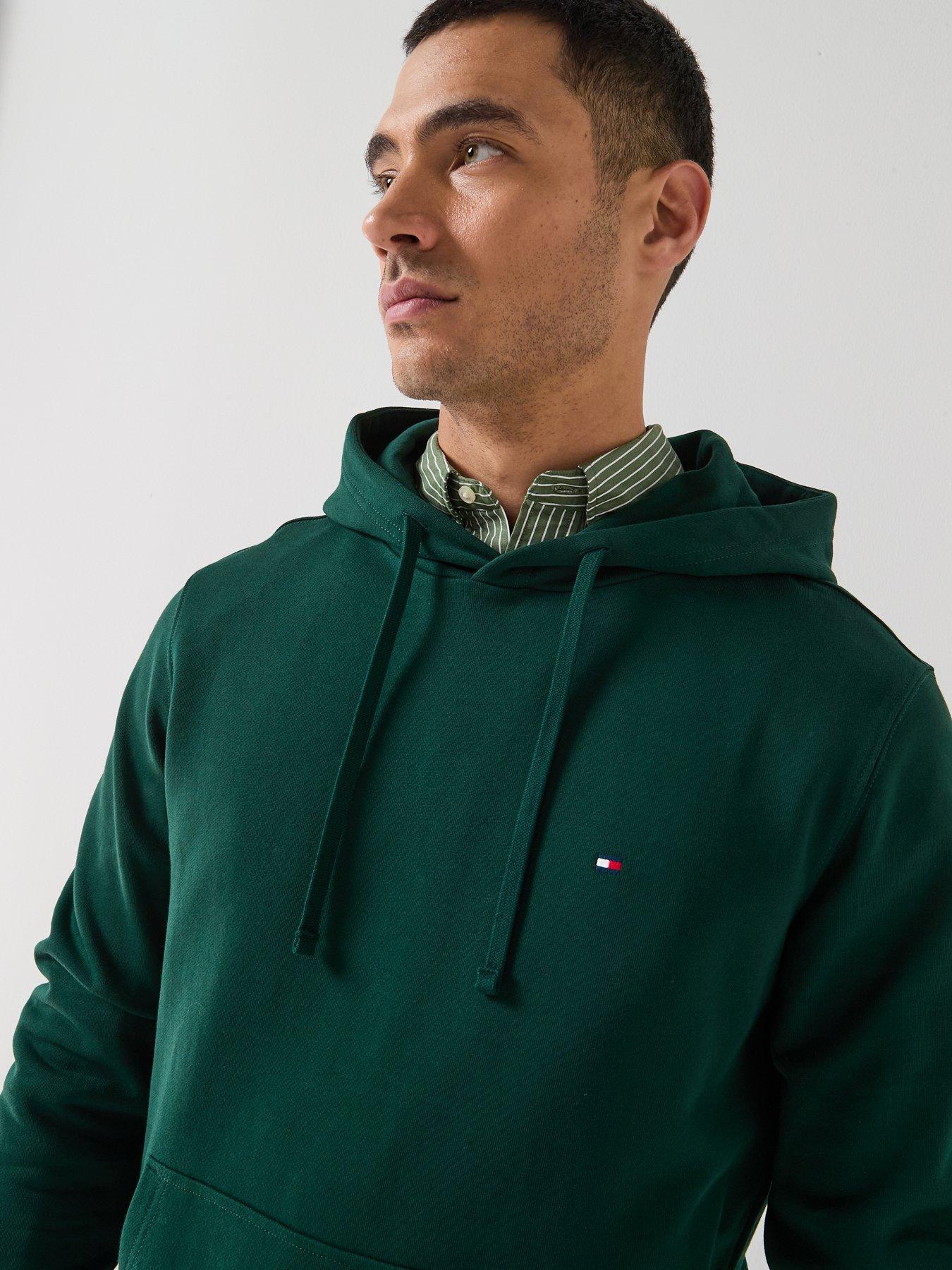 Image 6 of 6 of Tommy Hilfiger Essential Terry Hoodie - Green