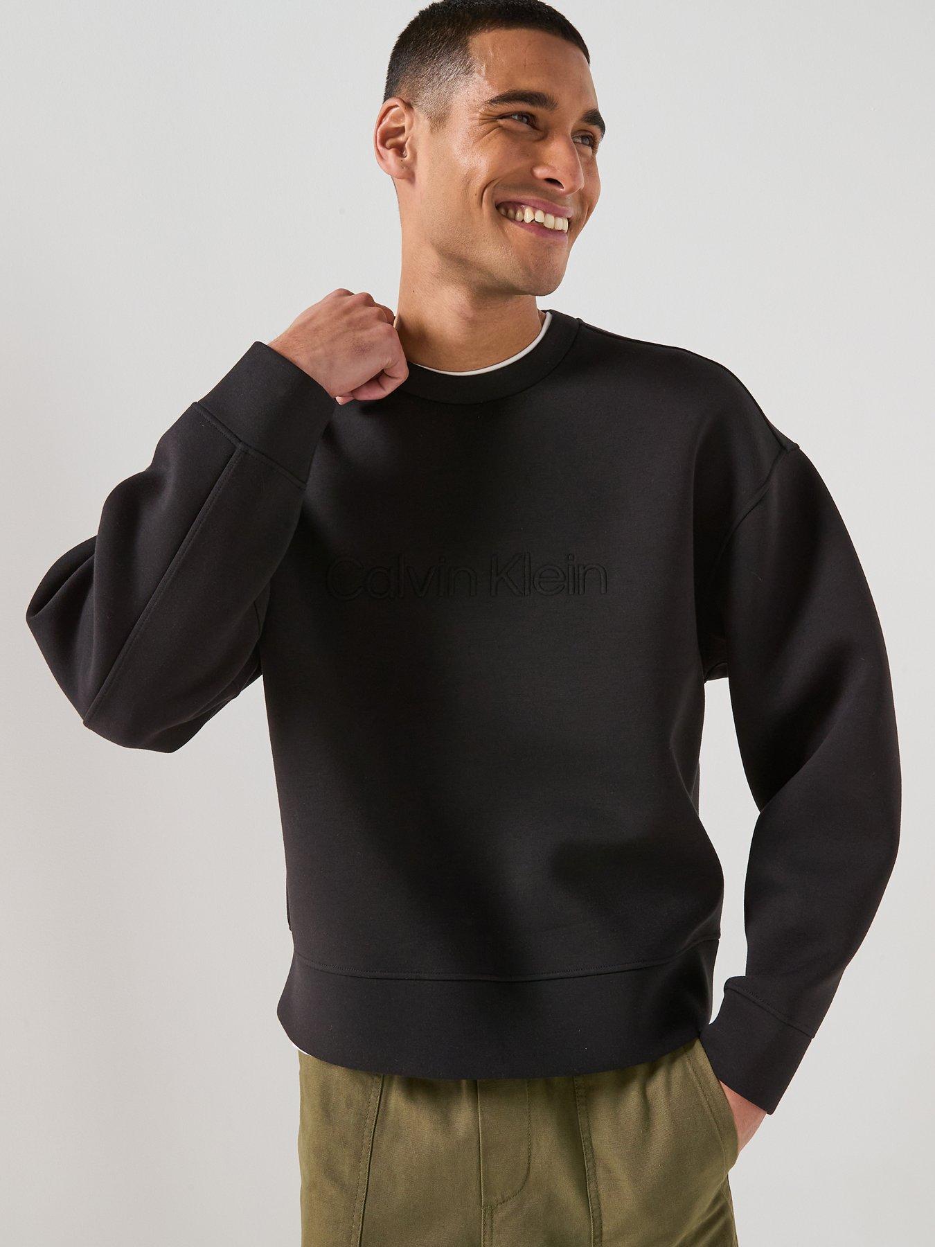 Calvin Klein Calvin Klein Spacer Scuba Crew Sweat - Black