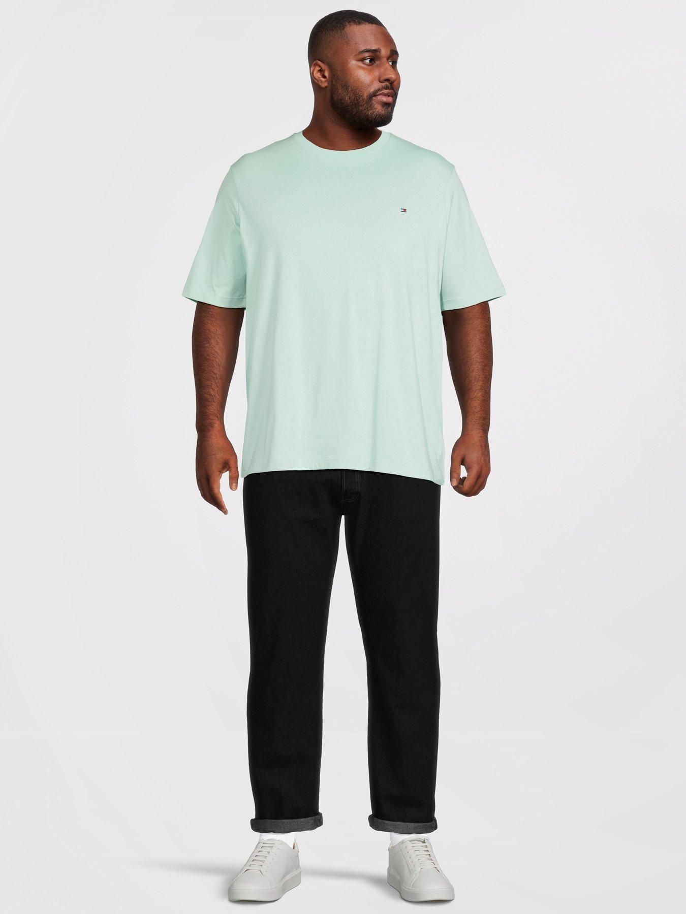 Image 3 of 5 of Tommy Hilfiger Big &amp; Tall Essential Regular Fit T-Shirt - Light Green