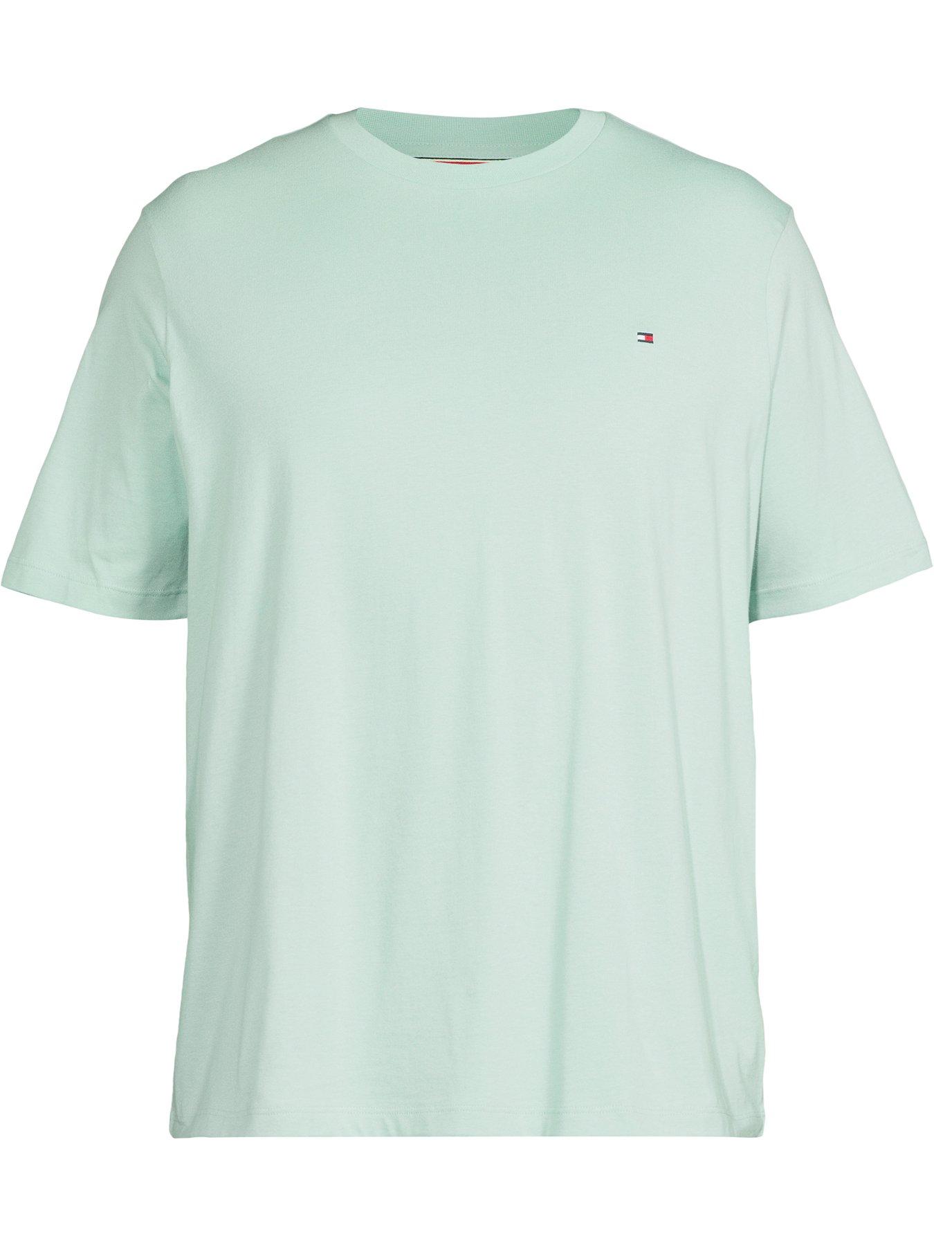Image 5 of 5 of Tommy Hilfiger Big &amp; Tall Essential Regular Fit T-Shirt - Light Green