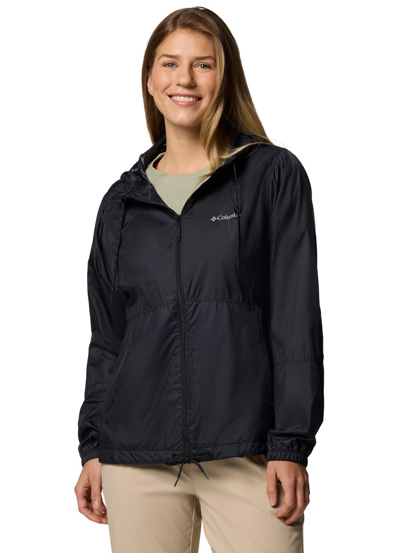 Image 1 of 7 of Columbia Womens Flash Forward II Windbreaker - Black