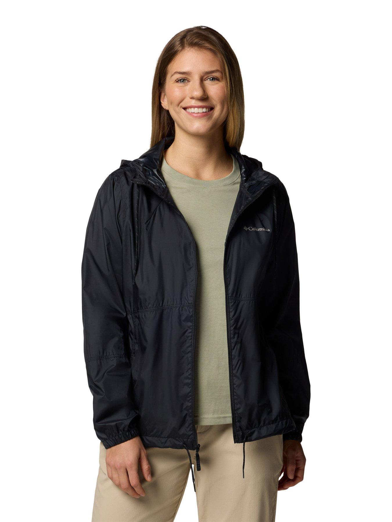 Image 3 of 7 of Columbia Womens Flash Forward II Windbreaker - Black