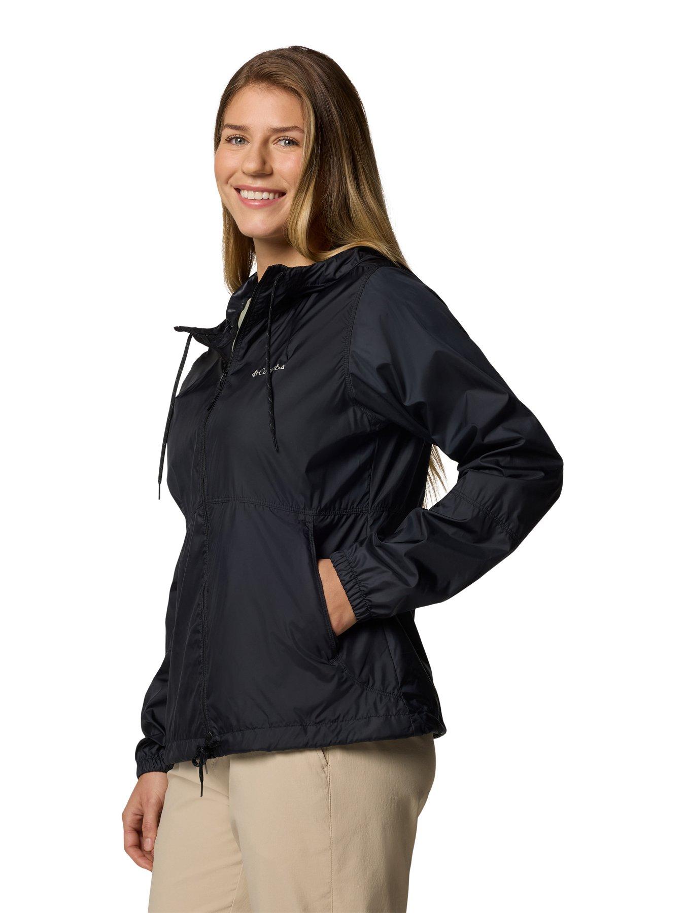 Image 4 of 7 of Columbia Womens Flash Forward II Windbreaker - Black