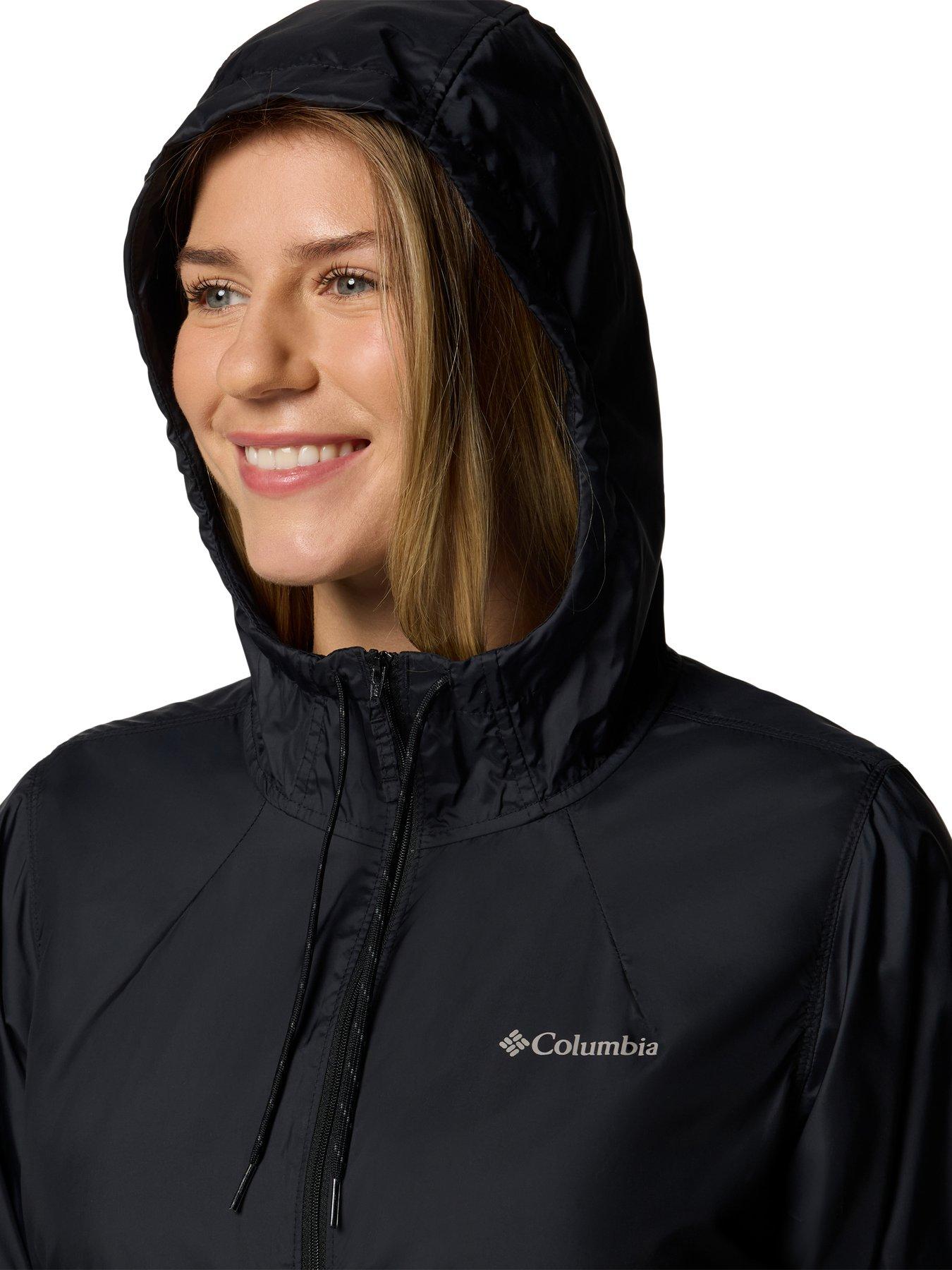 Image 5 of 7 of Columbia Womens Flash Forward II Windbreaker - Black