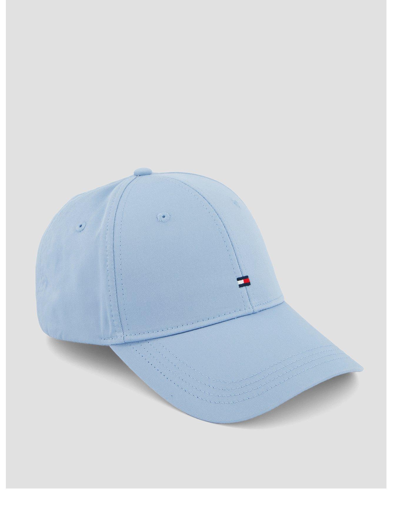 Image 1 of 4 of Tommy Hilfiger Tommy Hilfiger Th Flag Cotton 6 Panel Cap - Light Blue