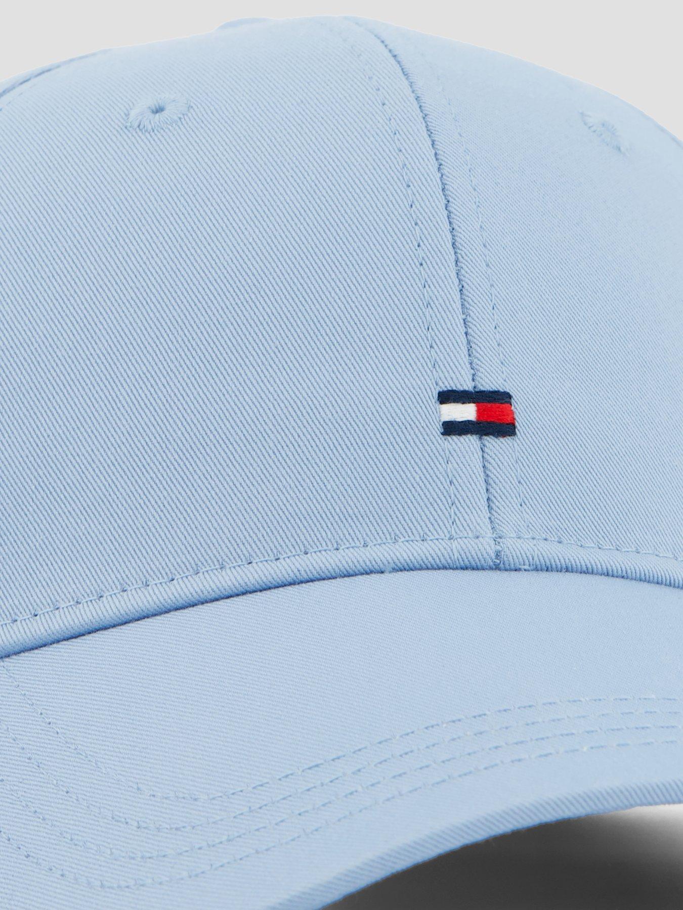 Image 3 of 4 of Tommy Hilfiger Tommy Hilfiger Th Flag Cotton 6 Panel Cap - Light Blue