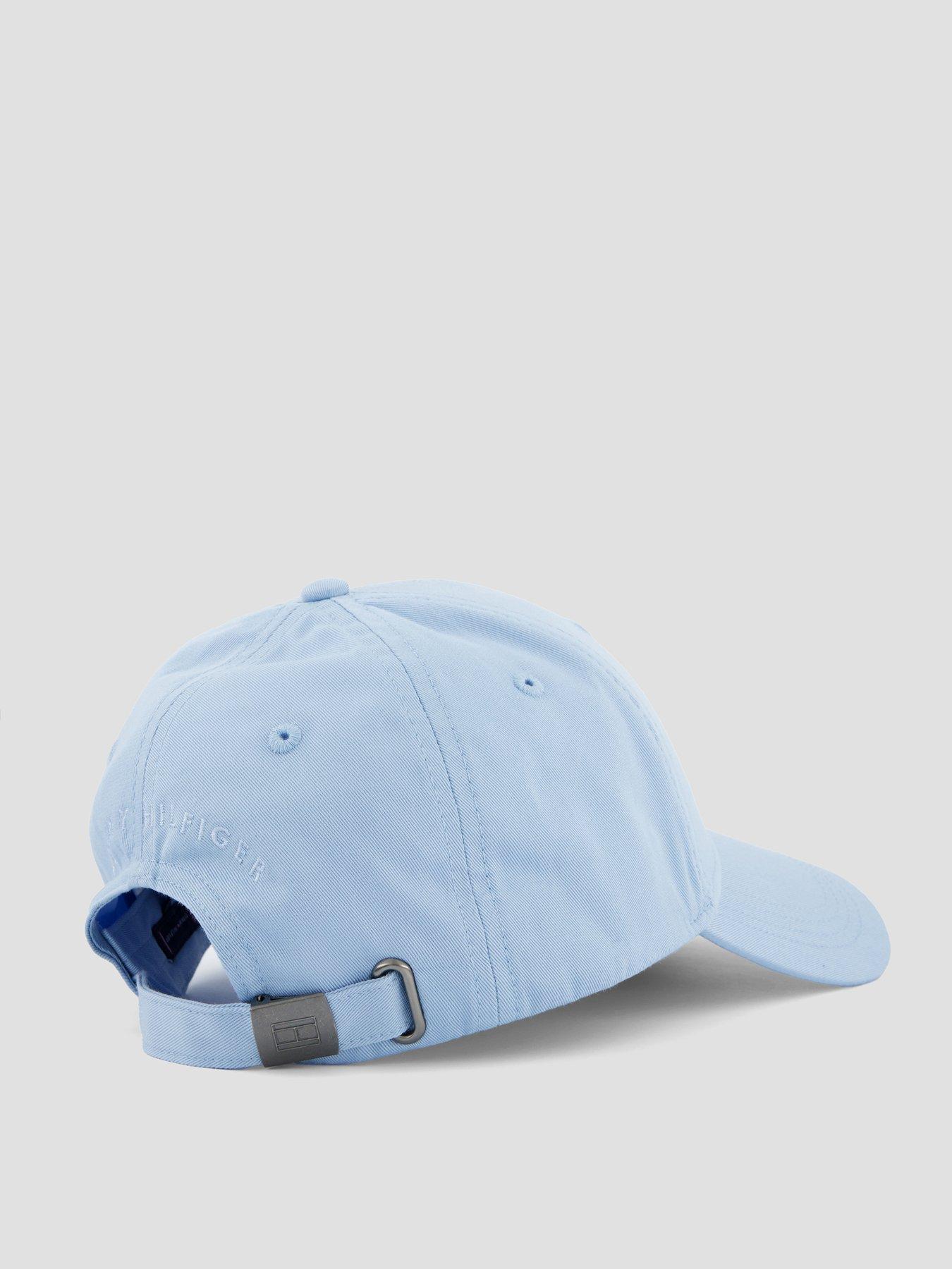 Image 4 of 4 of Tommy Hilfiger Tommy Hilfiger Th Flag Cotton 6 Panel Cap - Light Blue
