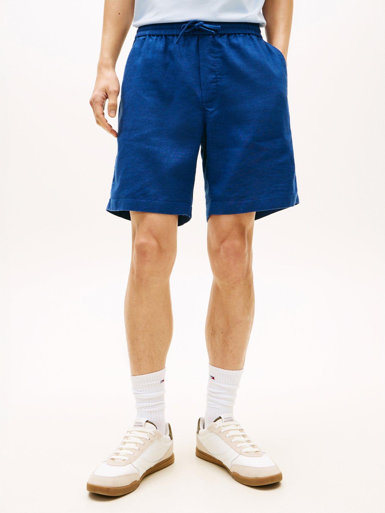 Tommy Hilfiger Dover Sorona Linen Shorts - Blue