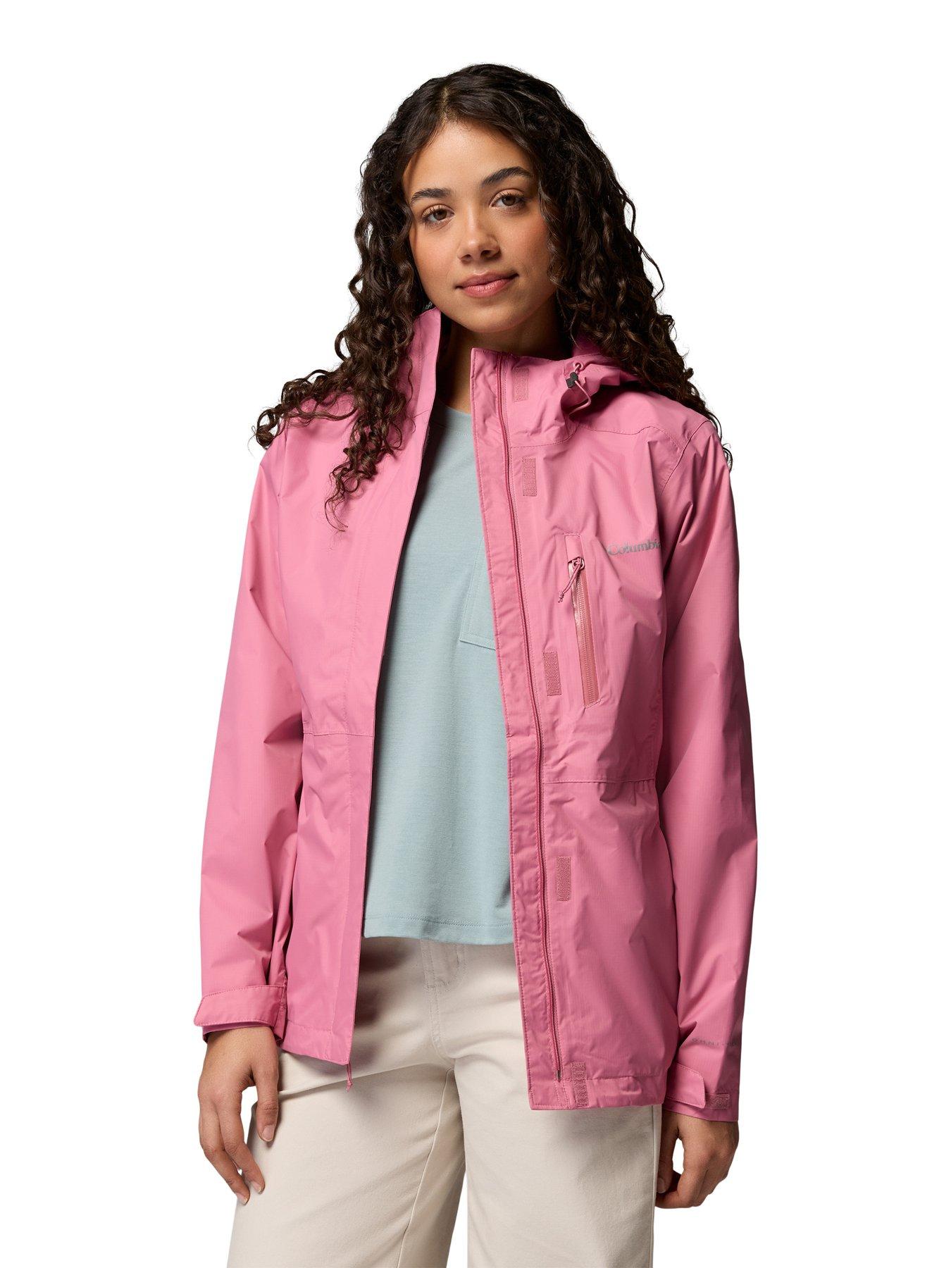 Image 1 of 7 of Columbia Womens Pouring Adventure III Jacket - Pink