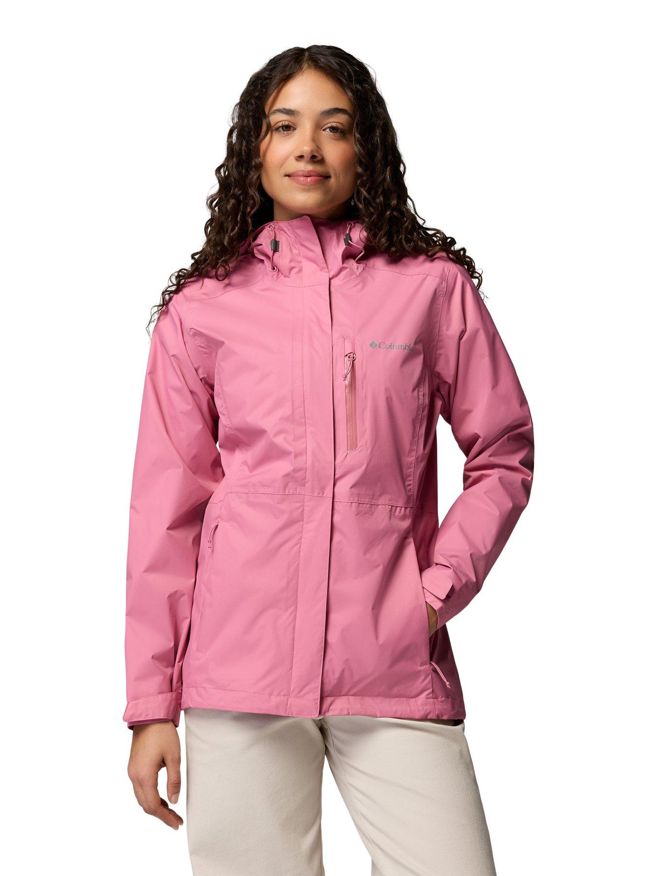 Image 2 of 7 of Columbia Womens Pouring Adventure III Jacket - Pink