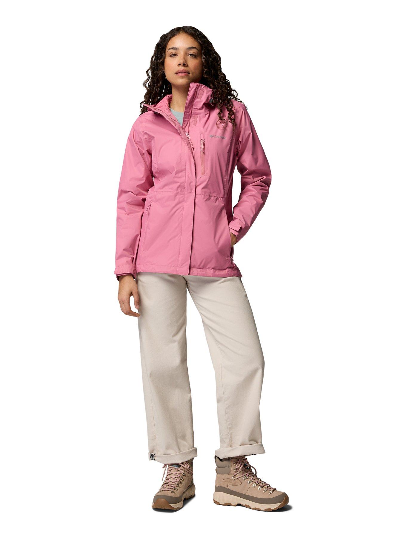 Image 3 of 7 of Columbia Womens Pouring Adventure III Jacket - Pink