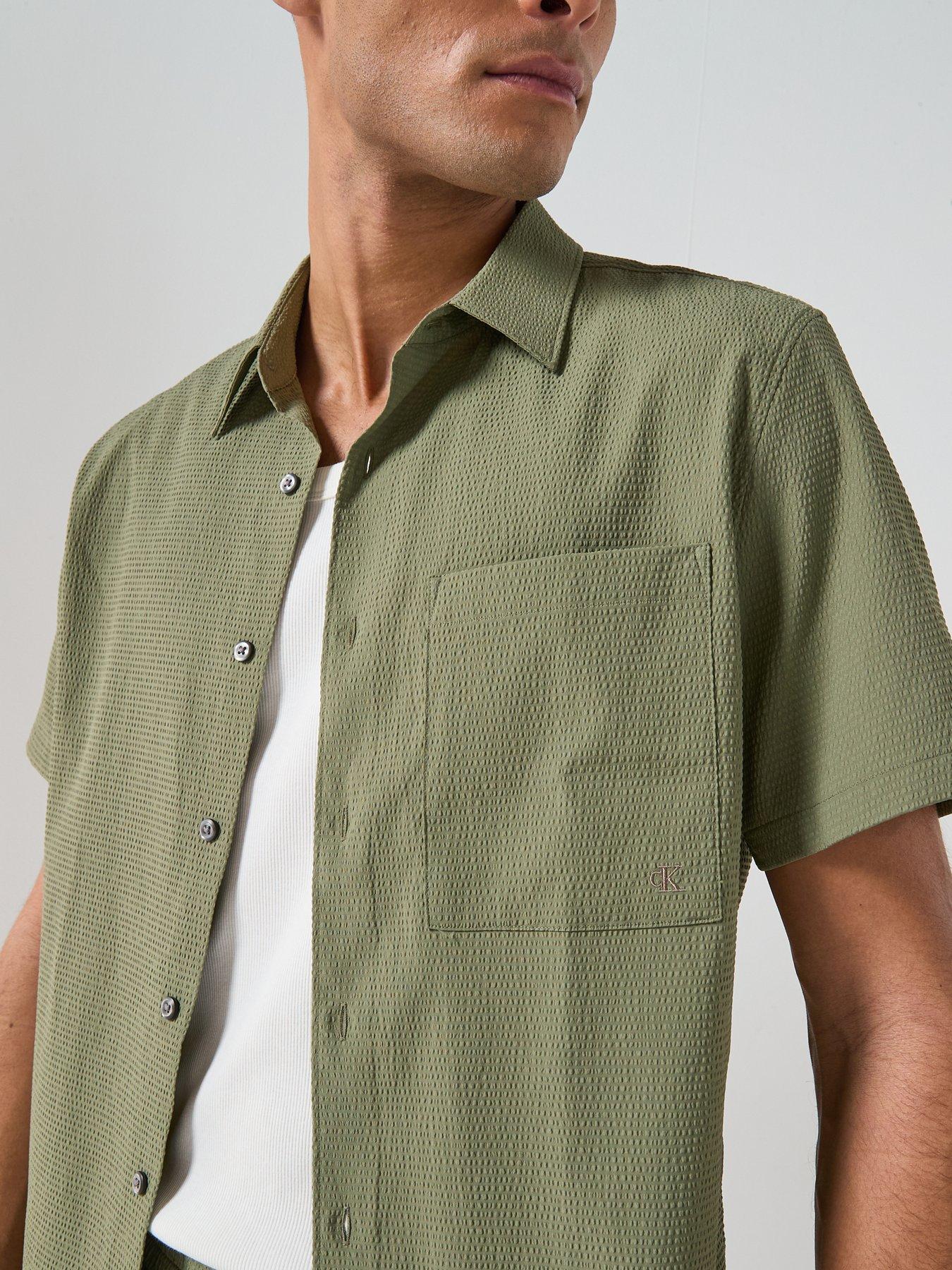 green emerald velvet dress Calvin Klein Golf Uni Shirt - Green - C9952-GREEN